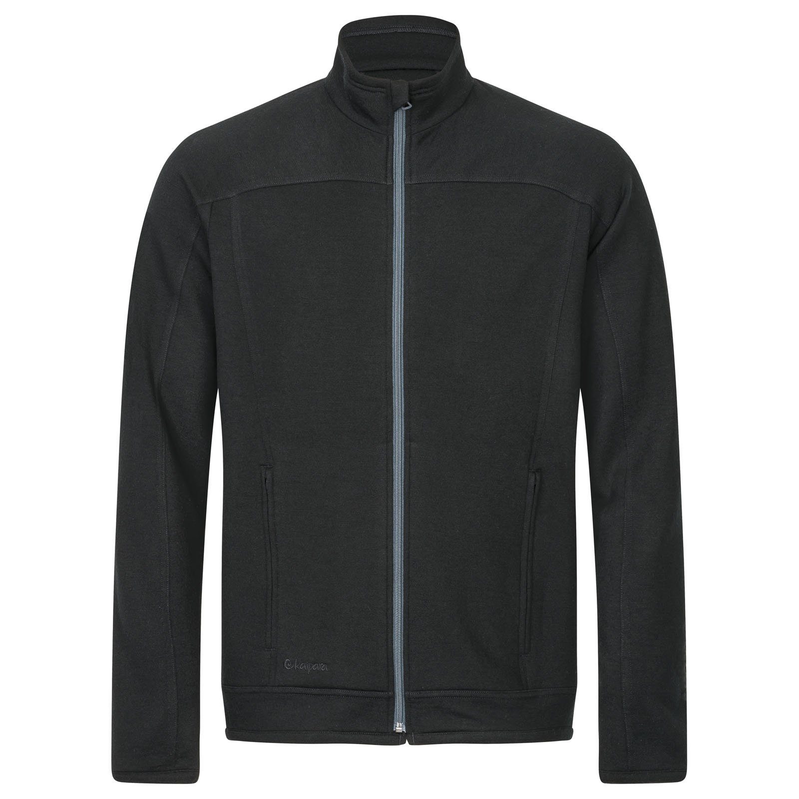 Kaipara - Merino Sportswear Hoodie Merino Stehkragen Sweat Jacke Herren 270g warm (1-tlg) aus reiner Merinowolle Made in Germany