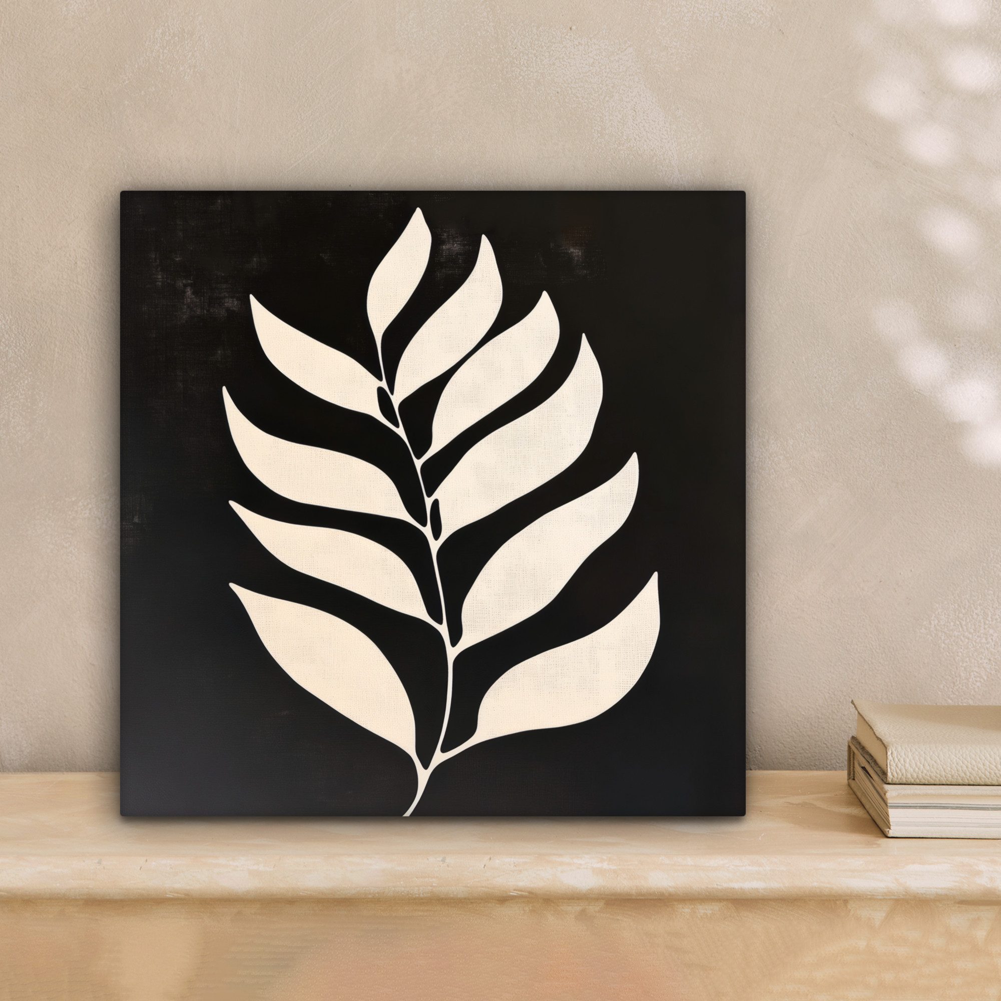 OneMillionCanvasses® Leinwandbild Klinge - Weiß - Minimalistisch, Fotodruck günstig online kaufen