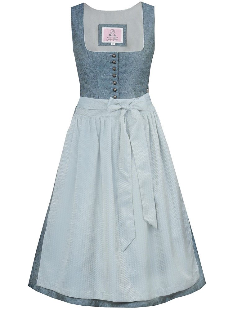 MarJo Dirndl Dirndl Eggenthal 70cm Länge capriblau