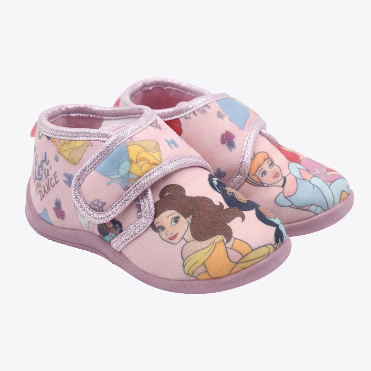 Disney Princess Kinder Hausschuhe halbhoch für Alltag und Freizeit zu Hause Pantoffel
