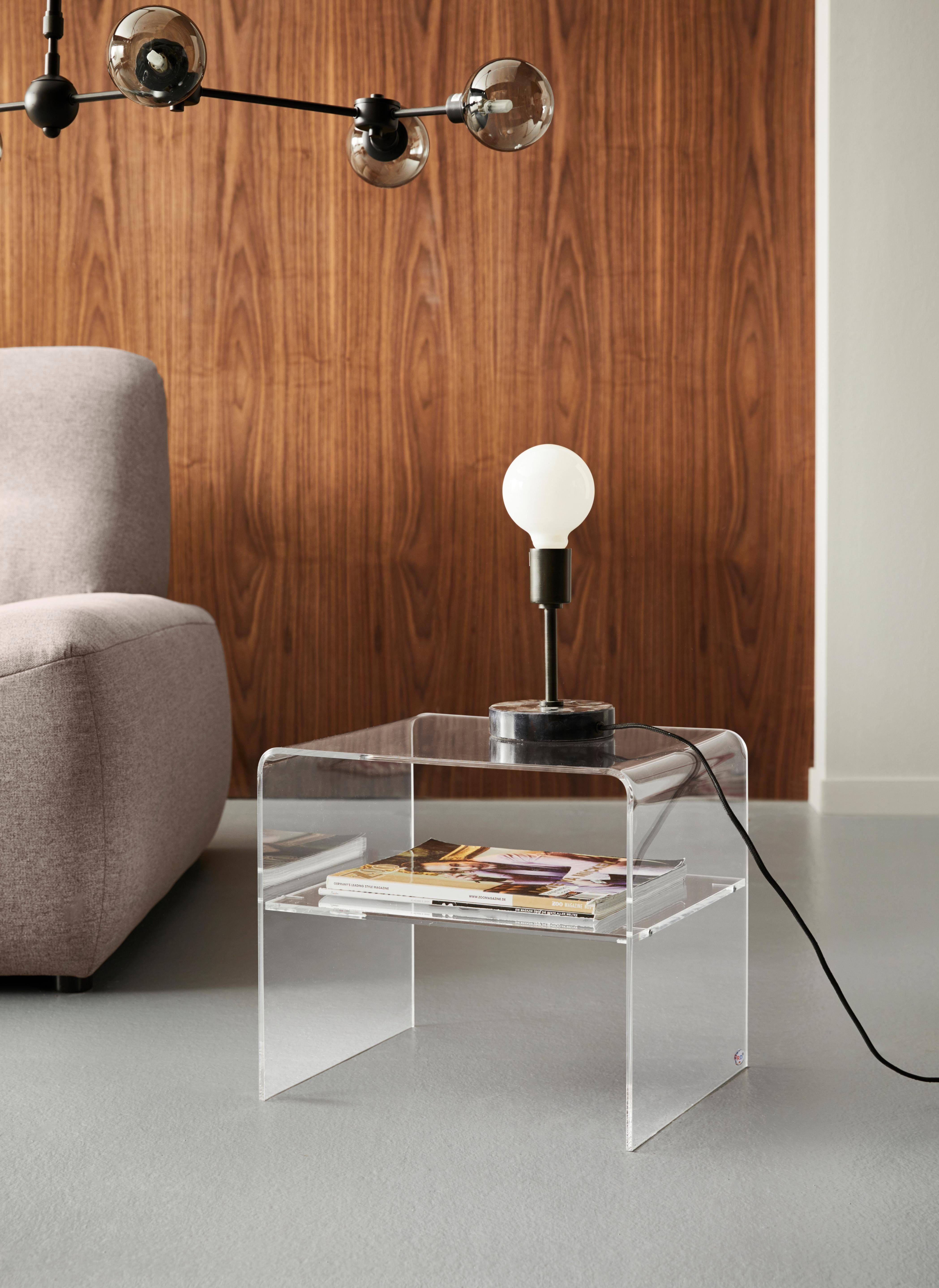 Places of Style Beistelltisch Remus, mit Ablagefach, aus Acrylglas günstig online kaufen