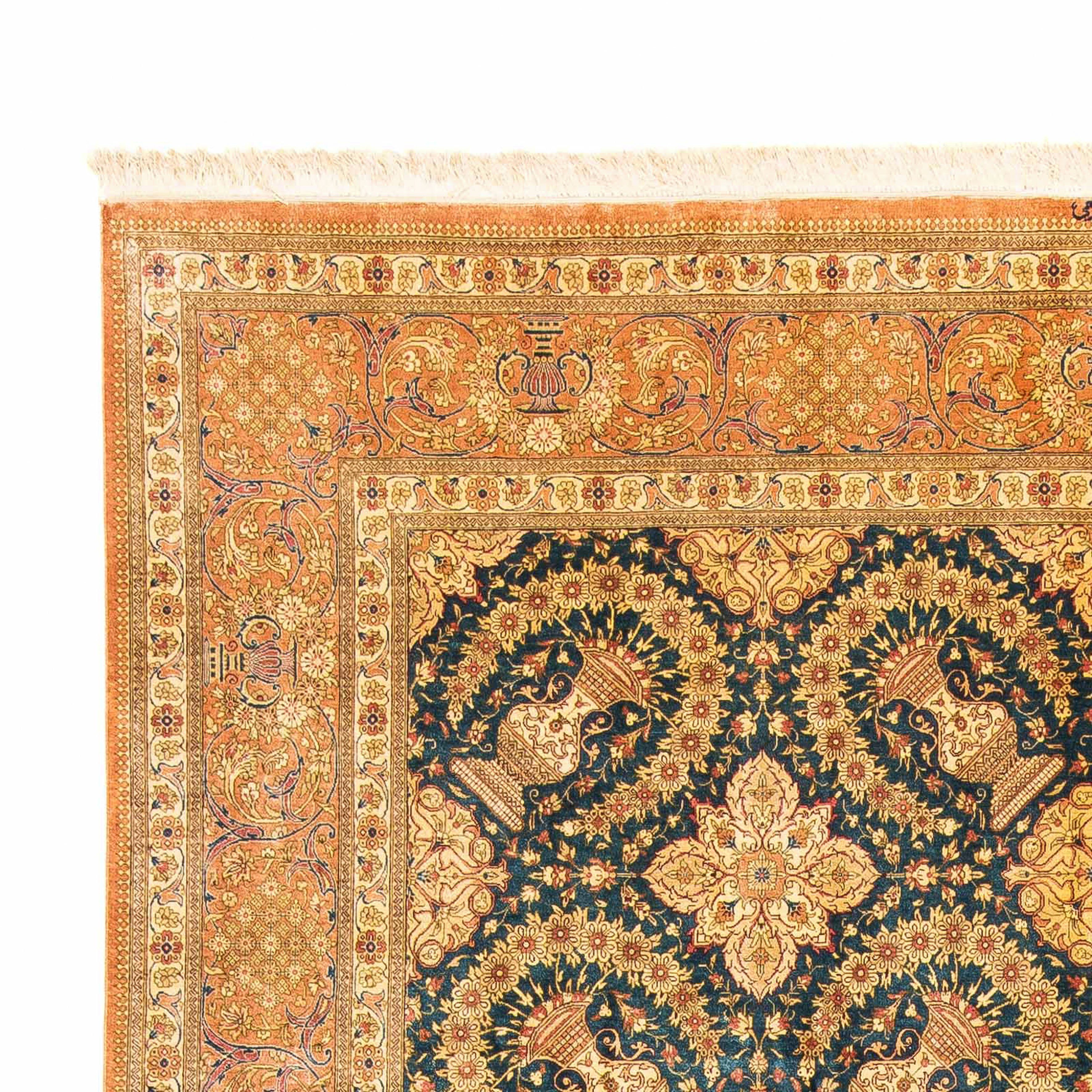 Orientteppich Perser - Ghom - 10 mit rechteckig, mehrfarbig, mm, morgenland, cm Handgeknüpft, 196 Einzelstück 300 x Höhe: - Zertifikat Wohnzimmer
