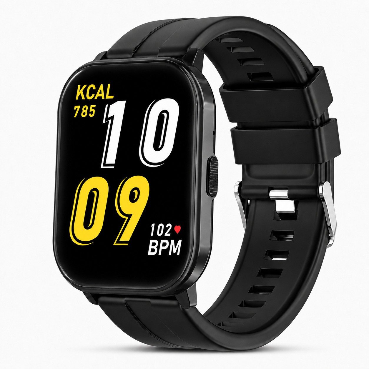 Futicare Fitnessuhr Damen Herren mit großer Schrift, 2,0 Zoll HD-Display, Smartwatch mit Telefonfunktion, Bluetooth-Anrufen, App-Benachrichtigungen, Schrittzähler, Schlafanalyse, Herzfrequenz, SpO₂, 100+ Sportmodi, 300 mAh Akku, IP67