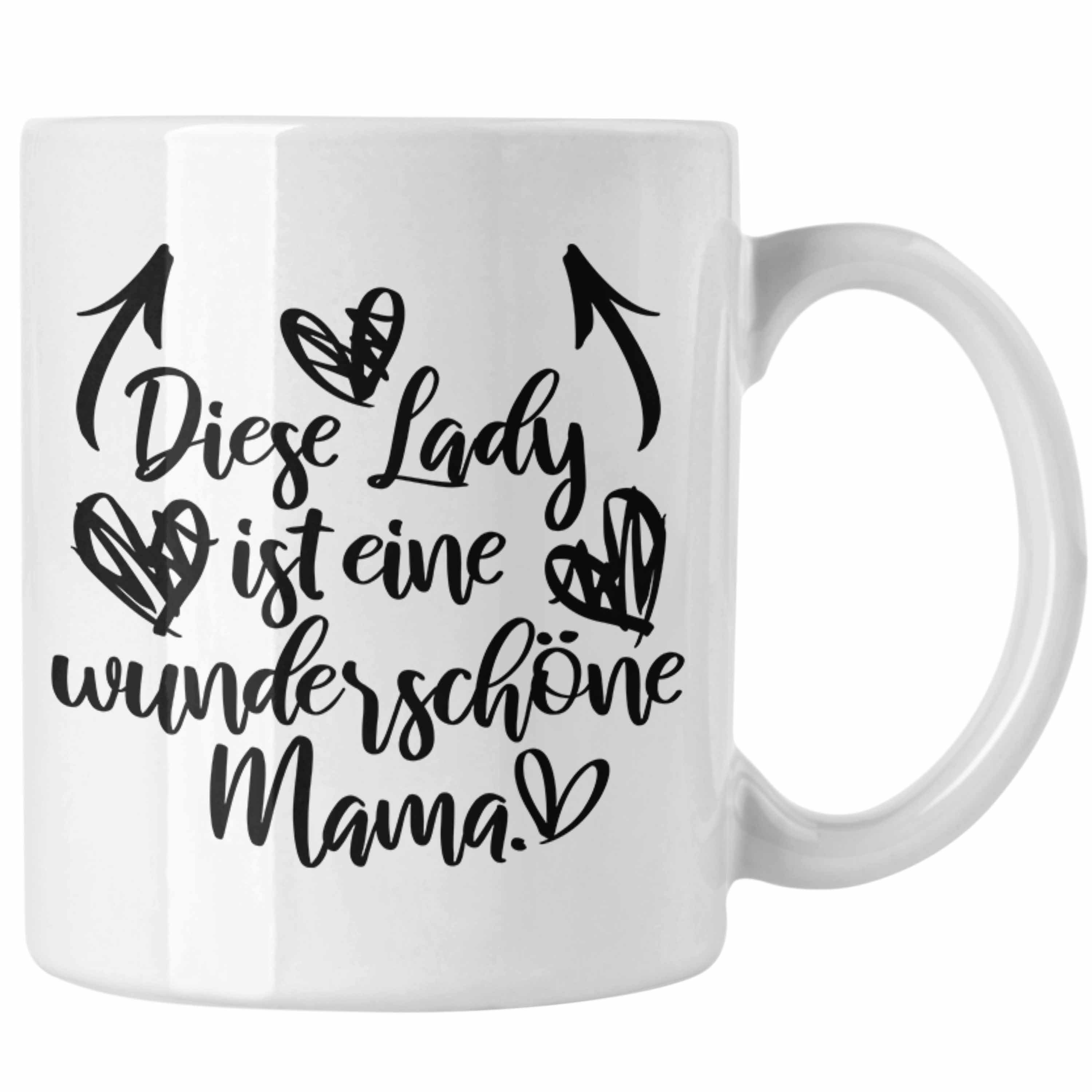 Trendation Tasse Mutter Trendation Spruch Mama Geschenkidee Tasse Weiss Geschenk Kaffeetasse Muttertag - Wunderschöne mit