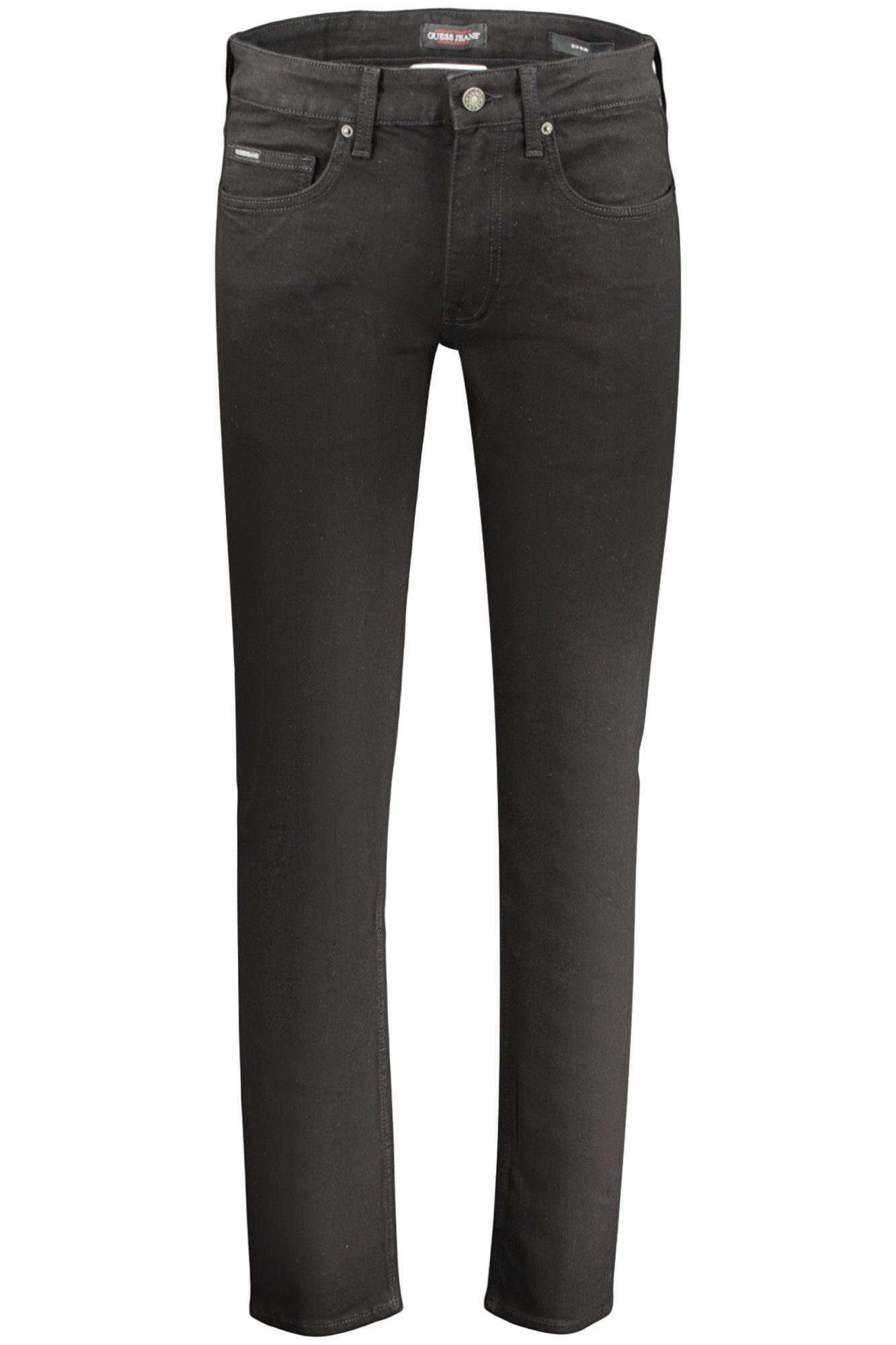 GUESS JEANS 5-Pocket-Jeans Schwarze Herren Slim Jeans mit 5 Taschen - Stilvoll und Modern