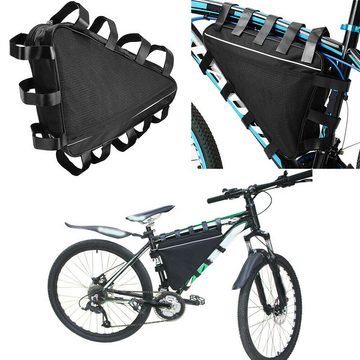 BlingBin Fahrradtasche Fahrzeug-Dreieckstasche Für Fahrradsatteltasche Rahmentasche (1er Set, 1-tlg., 1pcs), Satteltasche für Mountainbikes, Fahrräder, Rennräder