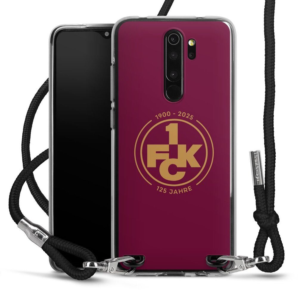 DeinDesign Handyhülle 1. FC Kaiserslautern 1. FCK 125 Jahre 1. FCK 125. Jubiläum, Xiaomi Redmi Note 8 Pro Handykette Hülle mit Band Case zum Umhängen