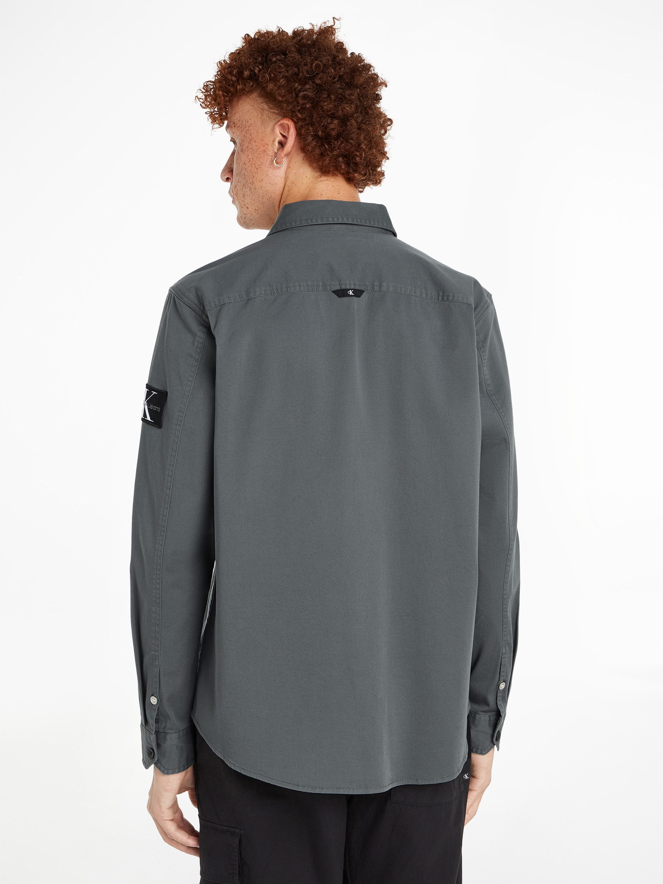 Calvin Klein Jeans Langarmhemd MONOLOGO BADGE günstig online kaufen