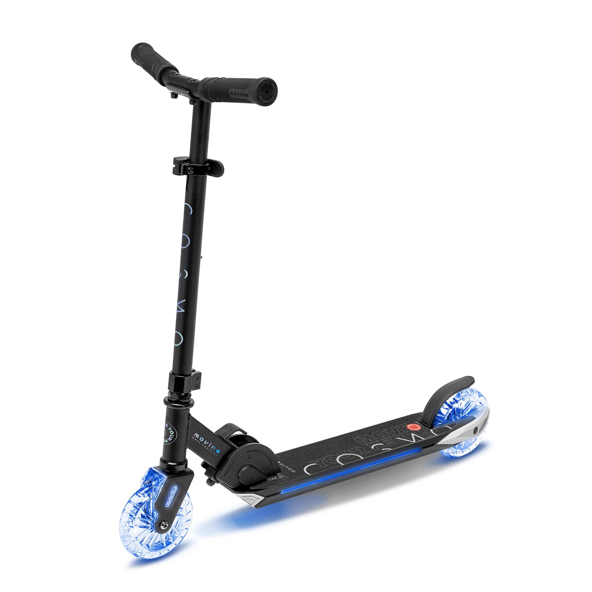 Movino Cityroller Kinderroller MOVINO COSMO2 Leuchtend Klappbar 7 LED-Farben