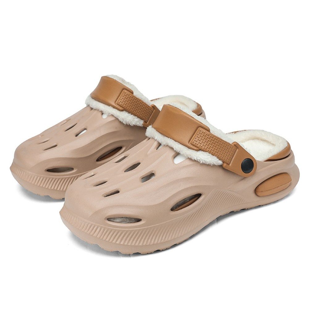 HUSK'SWARE Clog (Gefütterte Сабо für Damen und Herren – warme) Gefütterte Lochschuhe – komfortabel, warm und atmungsaktiv