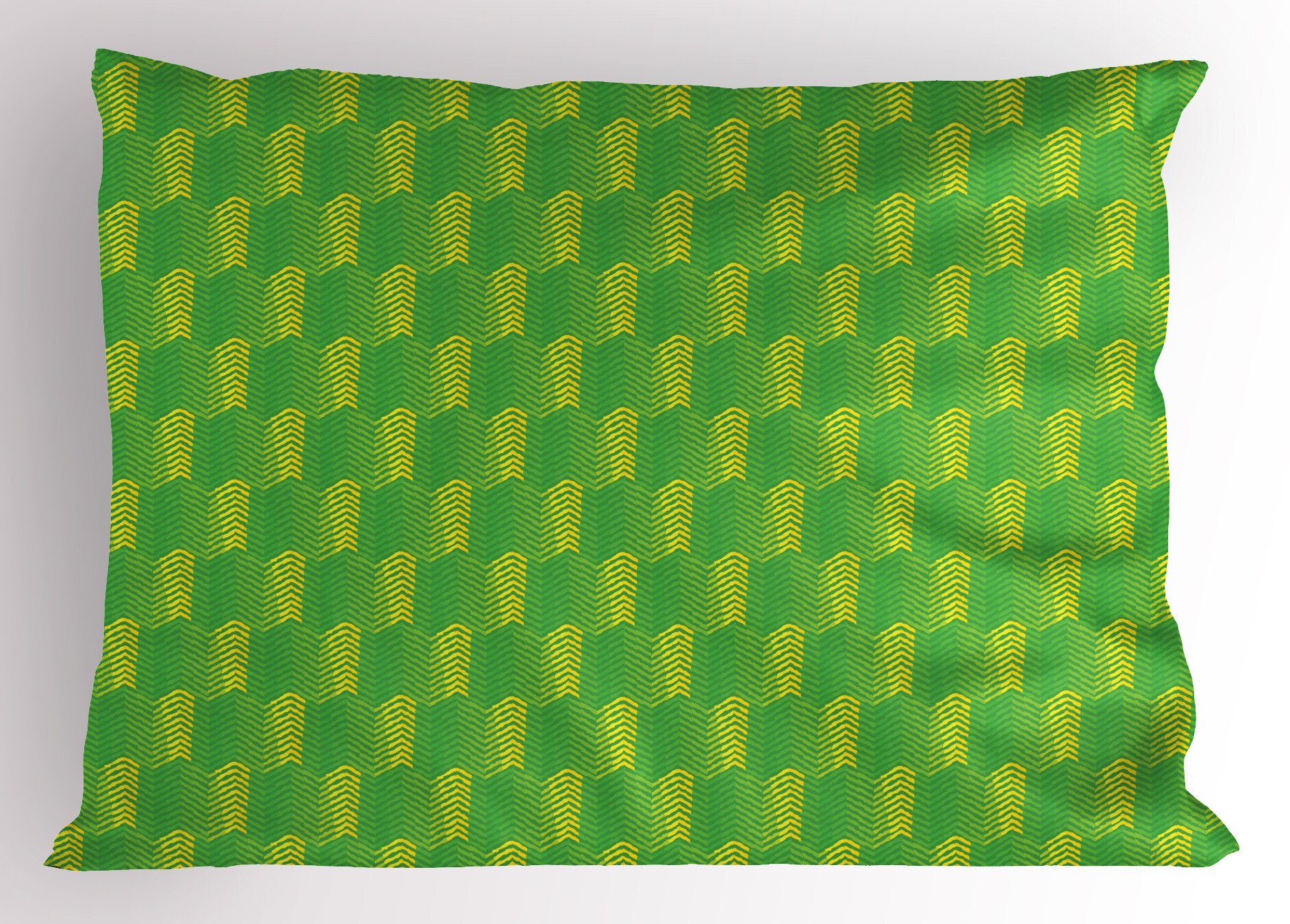 Kissenbezüge Dekorativer Standard (1 Stück), Blätter King Abakuhaus Size von Kiefer Design Gedruckter Kissenbezug, Wald