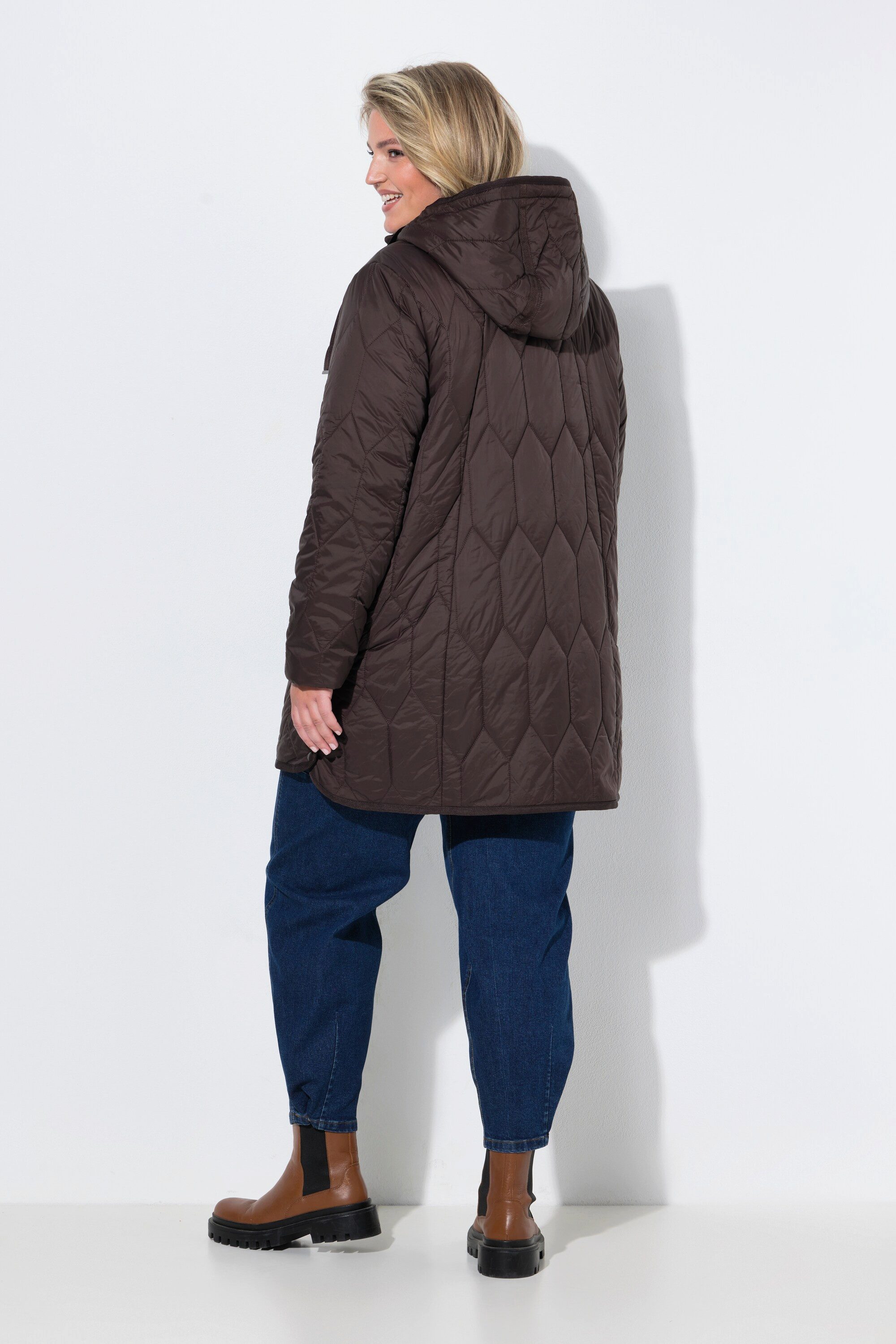 Ulla Popken Steppjacke Funktions-Steppjacke 2-Wege-Zipper – Bild 3 von 4