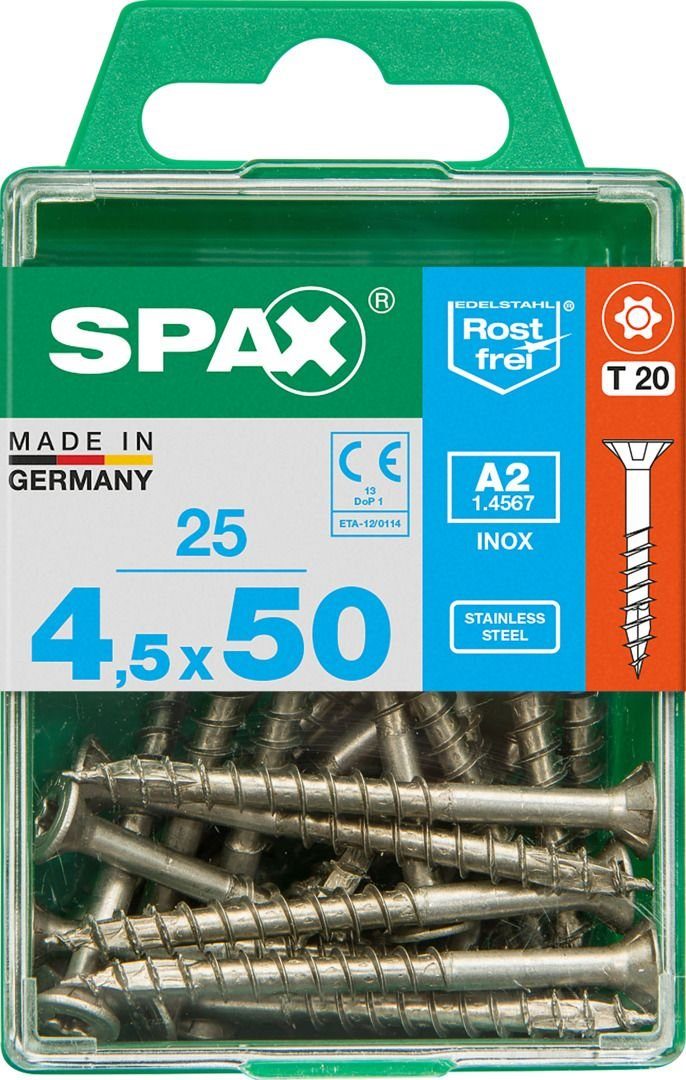 SPAX Holzbauschraube Spax Universalschrauben 4.5 x 50 mm TX 20 - 25