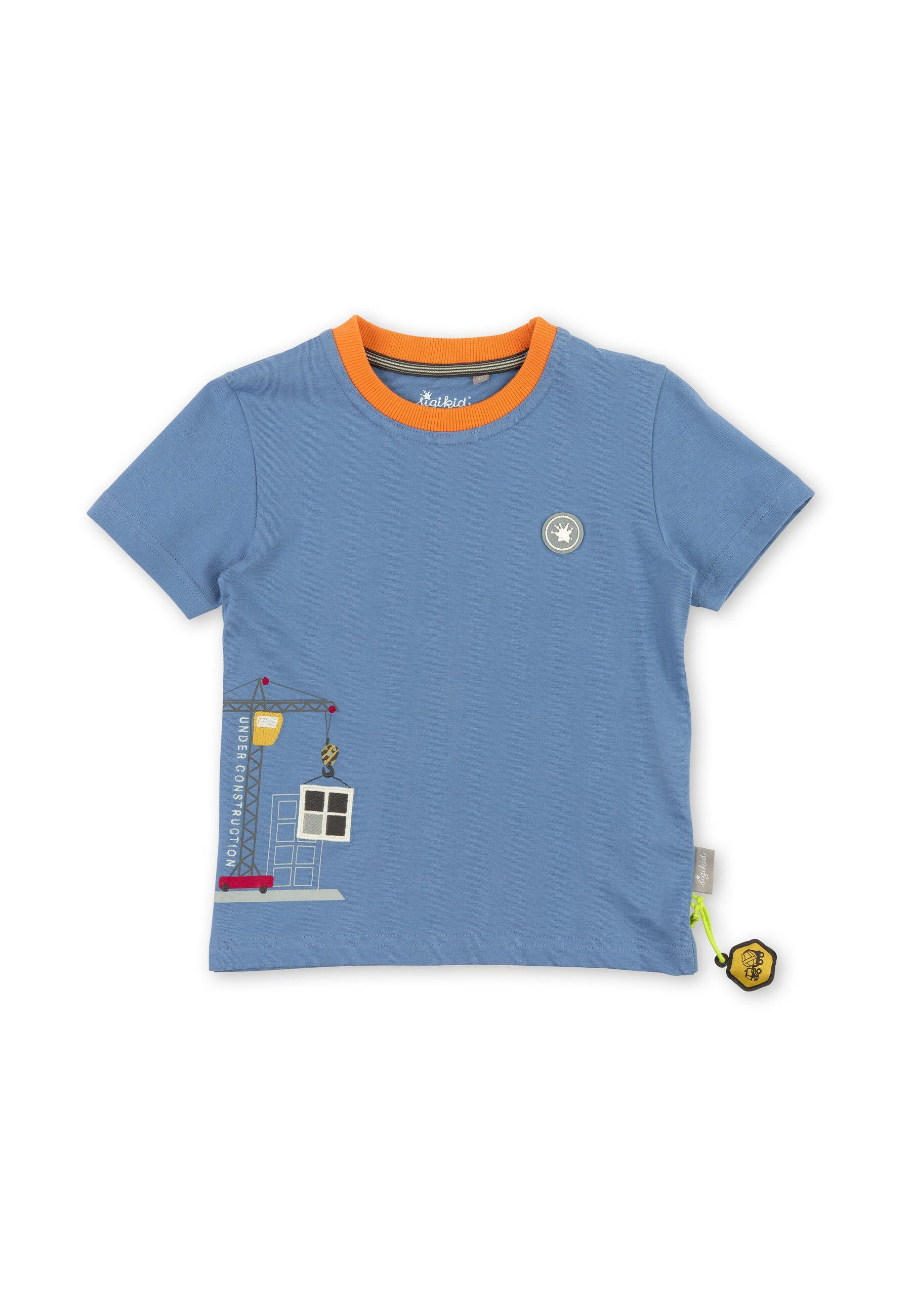 Sigikid T-Shirt Kindershirt T-Shirt (1-tlg) blau