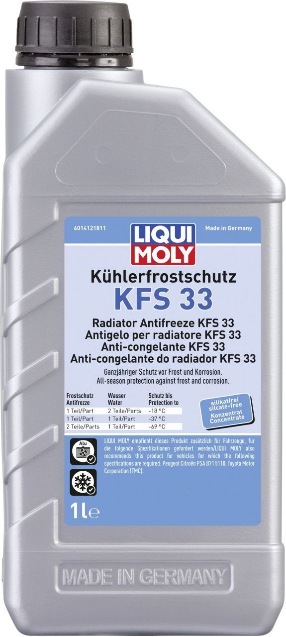 Liqui Moly Kühlerschutzmittel Liqui Moly Kühlerfrostschutz KFS 33 1 L