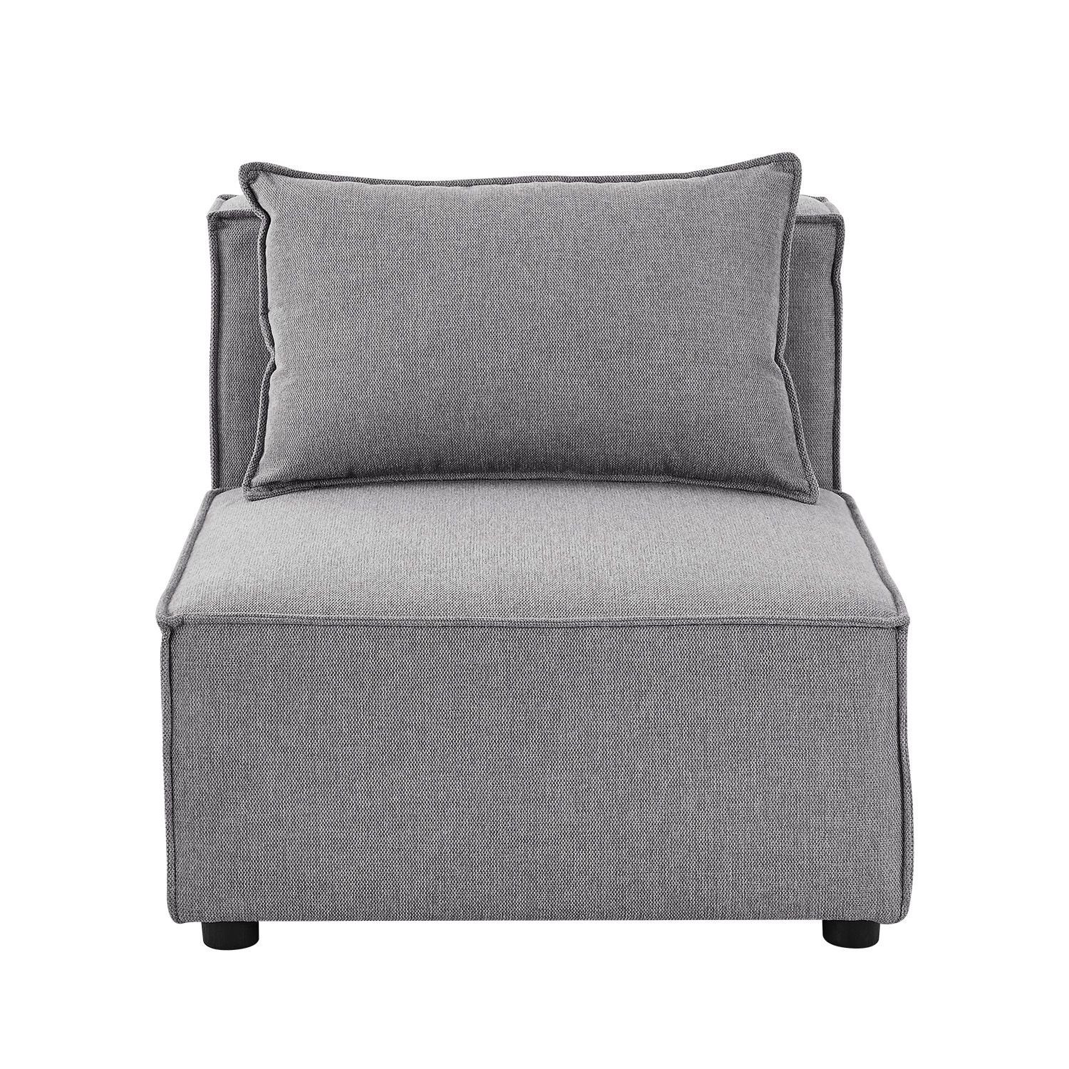Juskys Sofa Domas, Mittelsofa mit Kissen, günstig online kaufen