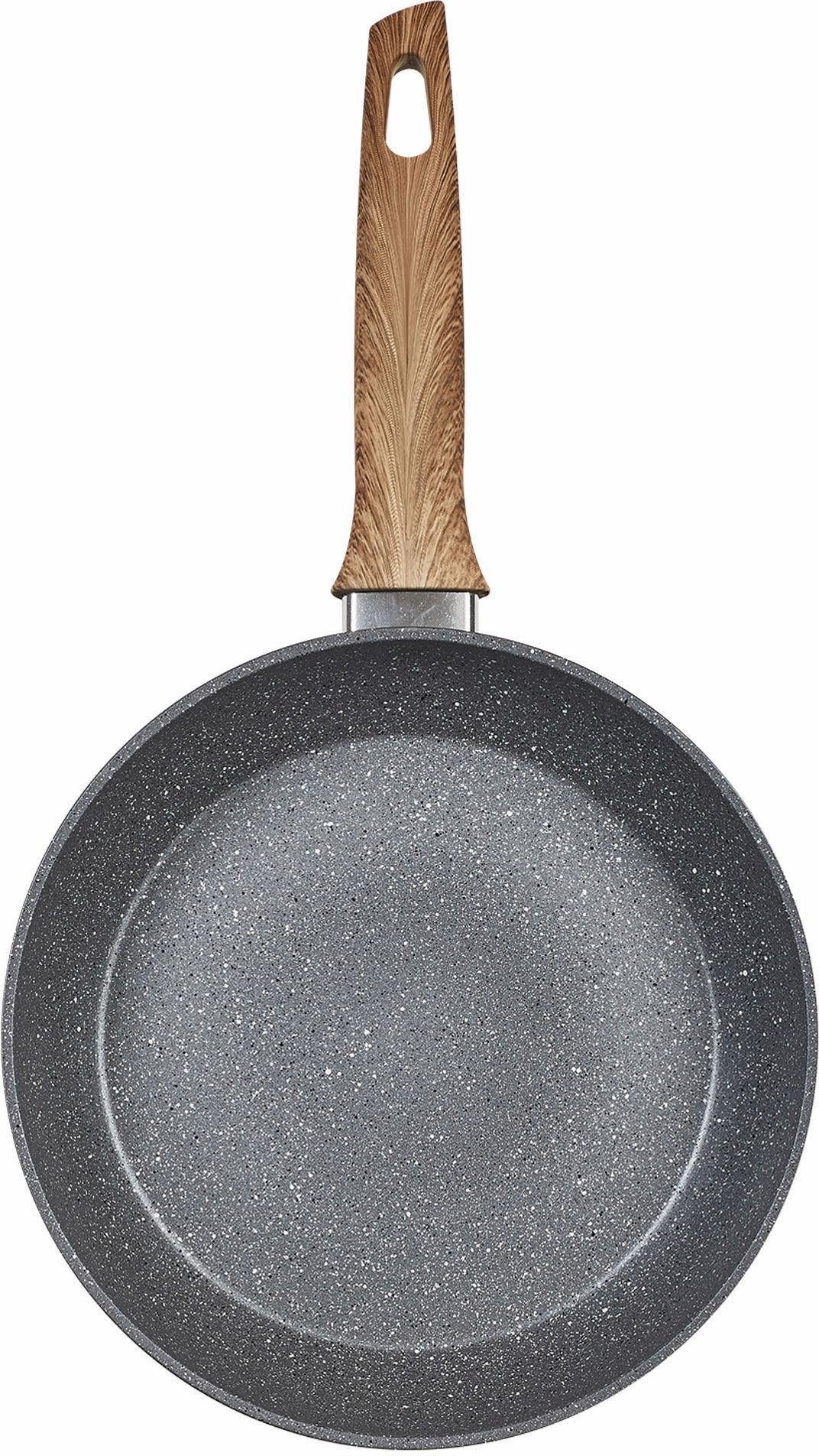 KING Pfannen-Set Essential, Aluminium (Set, 3-tlg., 1x Bratpfanne Ø 20 cm, 1x Bratpfanne Ø 28 cm, 1x Bratpfanne Ø 24 cm), Induktion