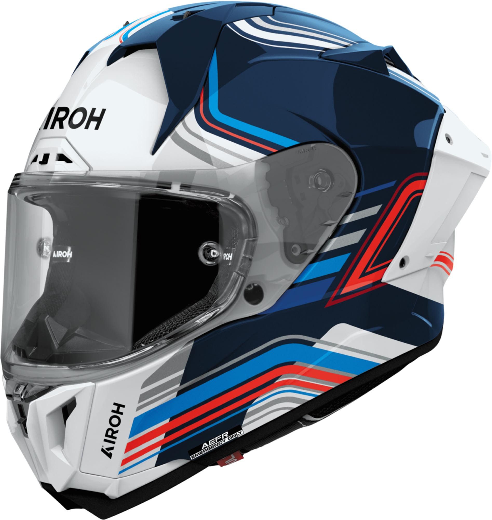 Airoh Motorradhelm GP 800 Hurricane Helm, Vorbereitet Für Kommunikationssystem,notfallsystem-polsterung (eq