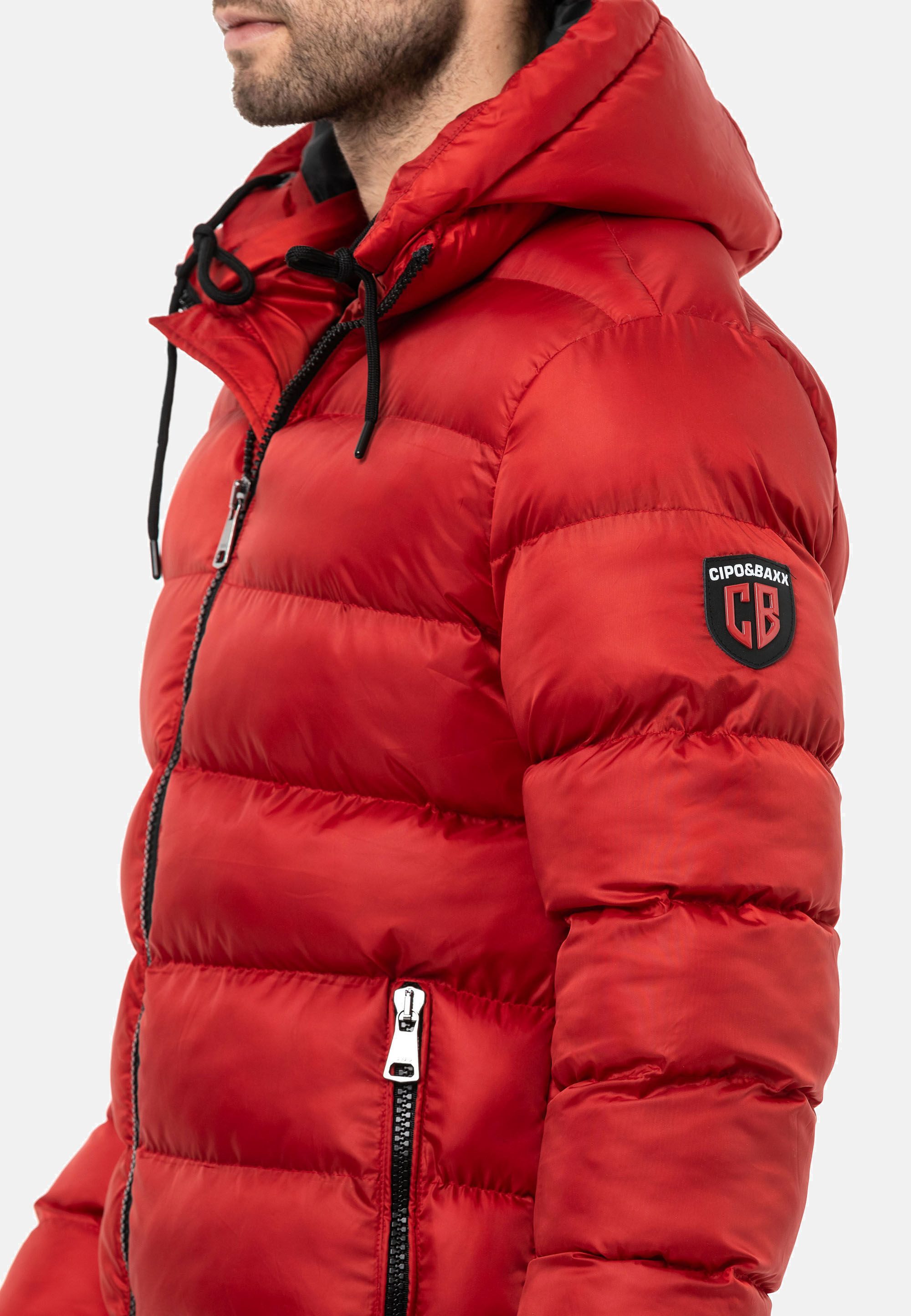 Cipo & Baxx Winterjacke Jacke im Steppdesign