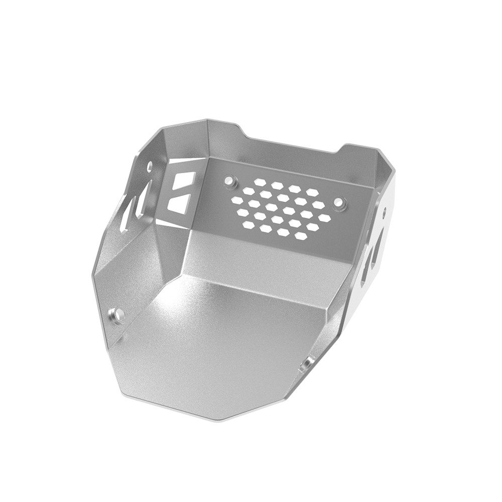 Motoguard Motor-Schutzhülle Motorschutz für CFMOTO 450 MT 24-25 Aluminium Motoguard CM6 silber