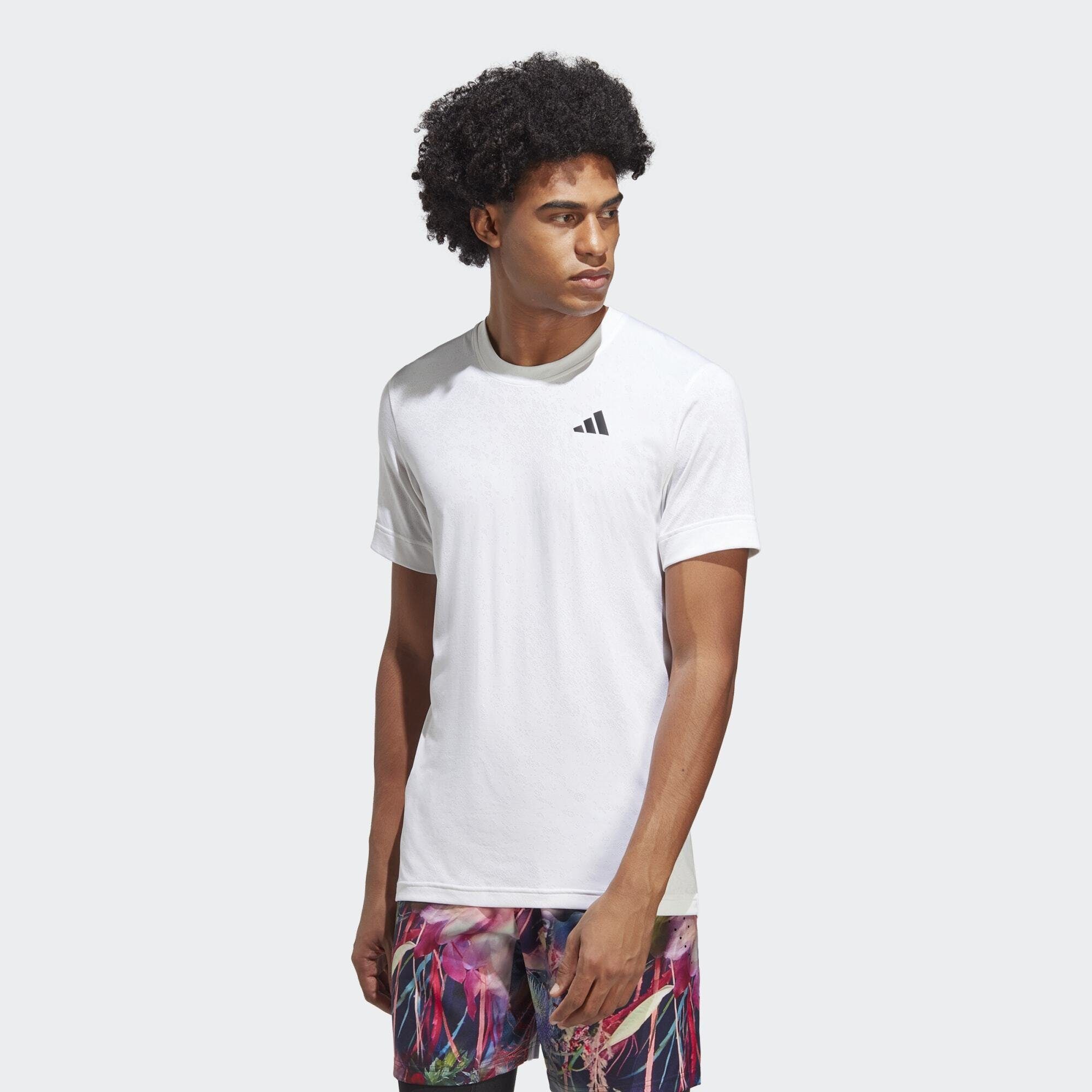 adidas Performance Funktionsshirt TENNIS FREELIFT T-SHIRT White