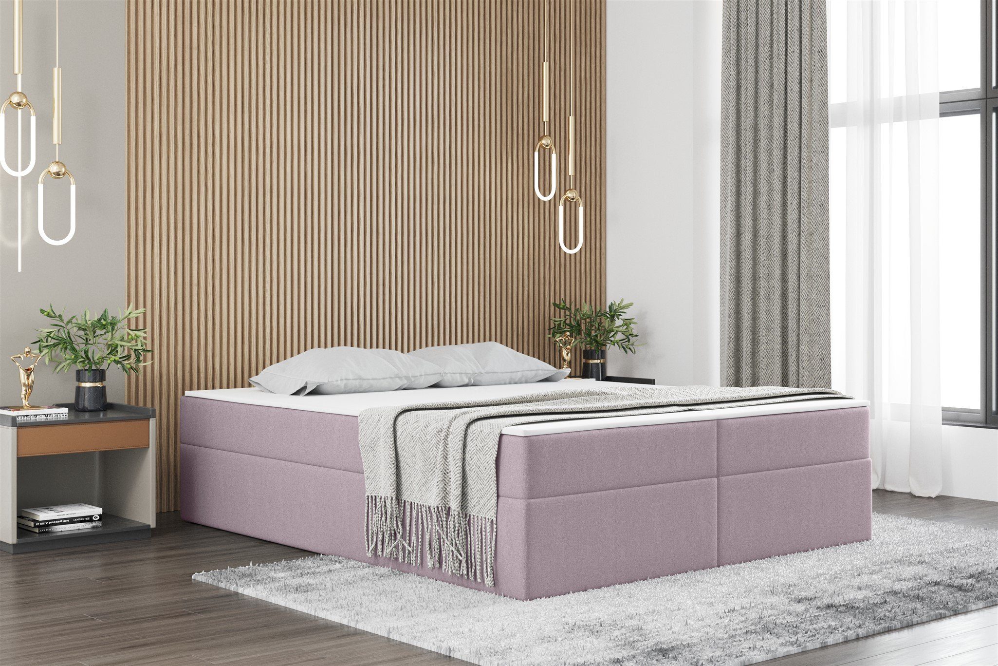 Fun Möbel Boxbett Dachschräge-Schlafzimmerbett PRIMA Überlänge günstig online kaufen