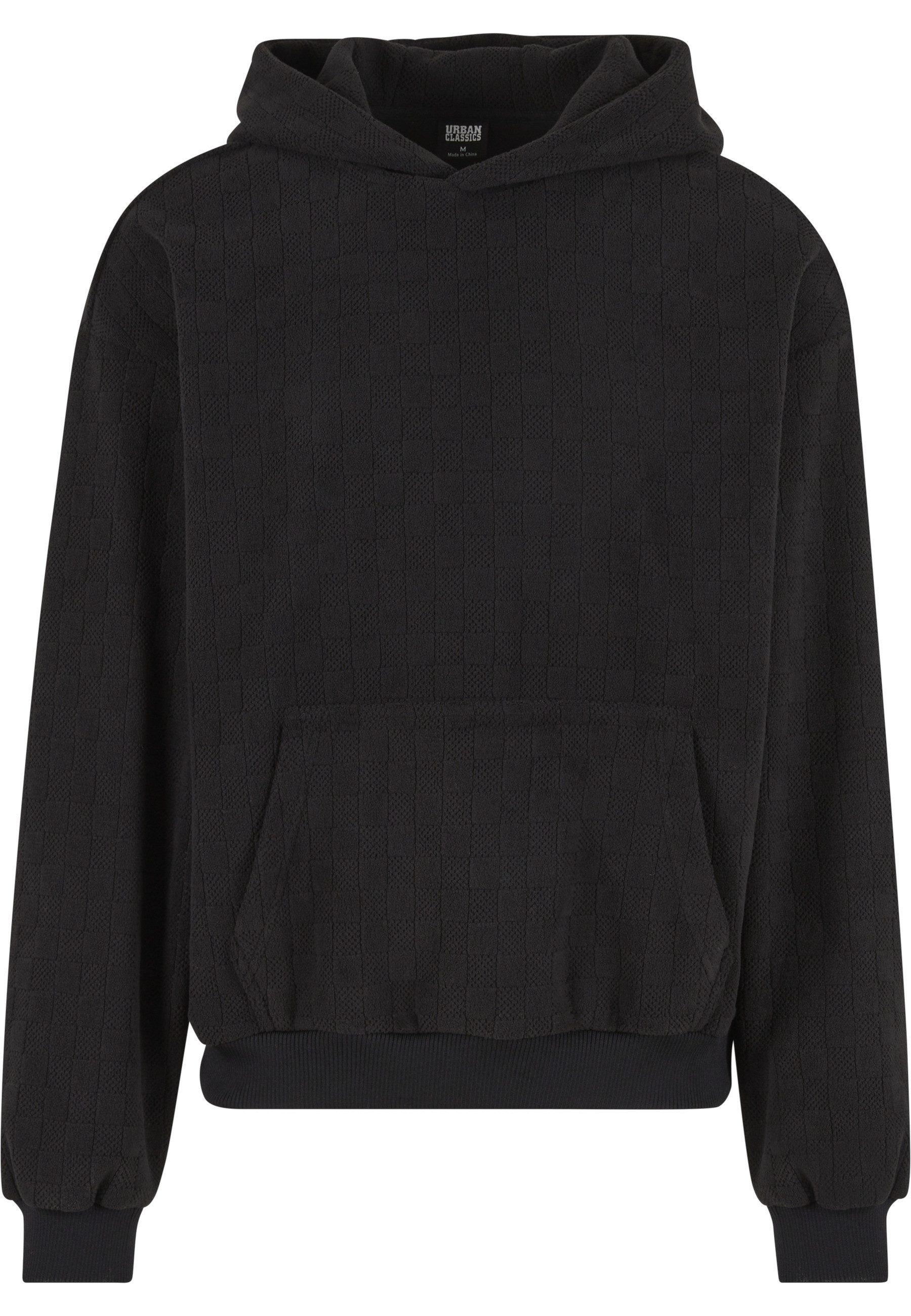 URBAN CLASSICS Kapuzensweatshirt Urban Classics Jaquard Velvet Suit (1-tlg)