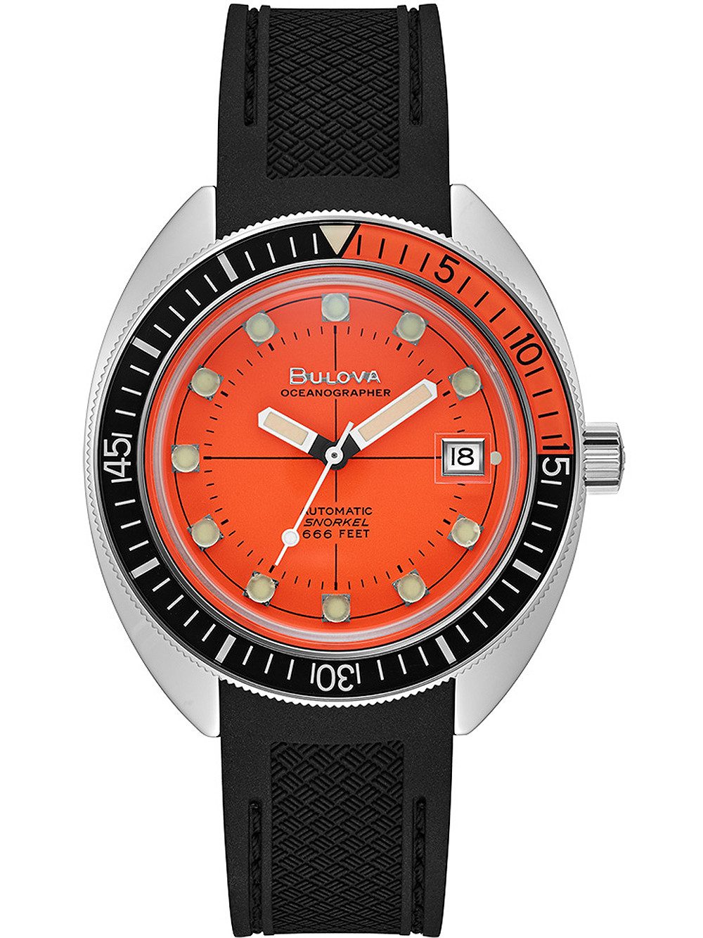 Bulova Automatikuhr Bulova 96B350 Oceanographer Automatik Herrenuhr 41mm 20ATM Bulova 96B350 Oceanographer Automatik Herrenuhr 41mm 20ATM
