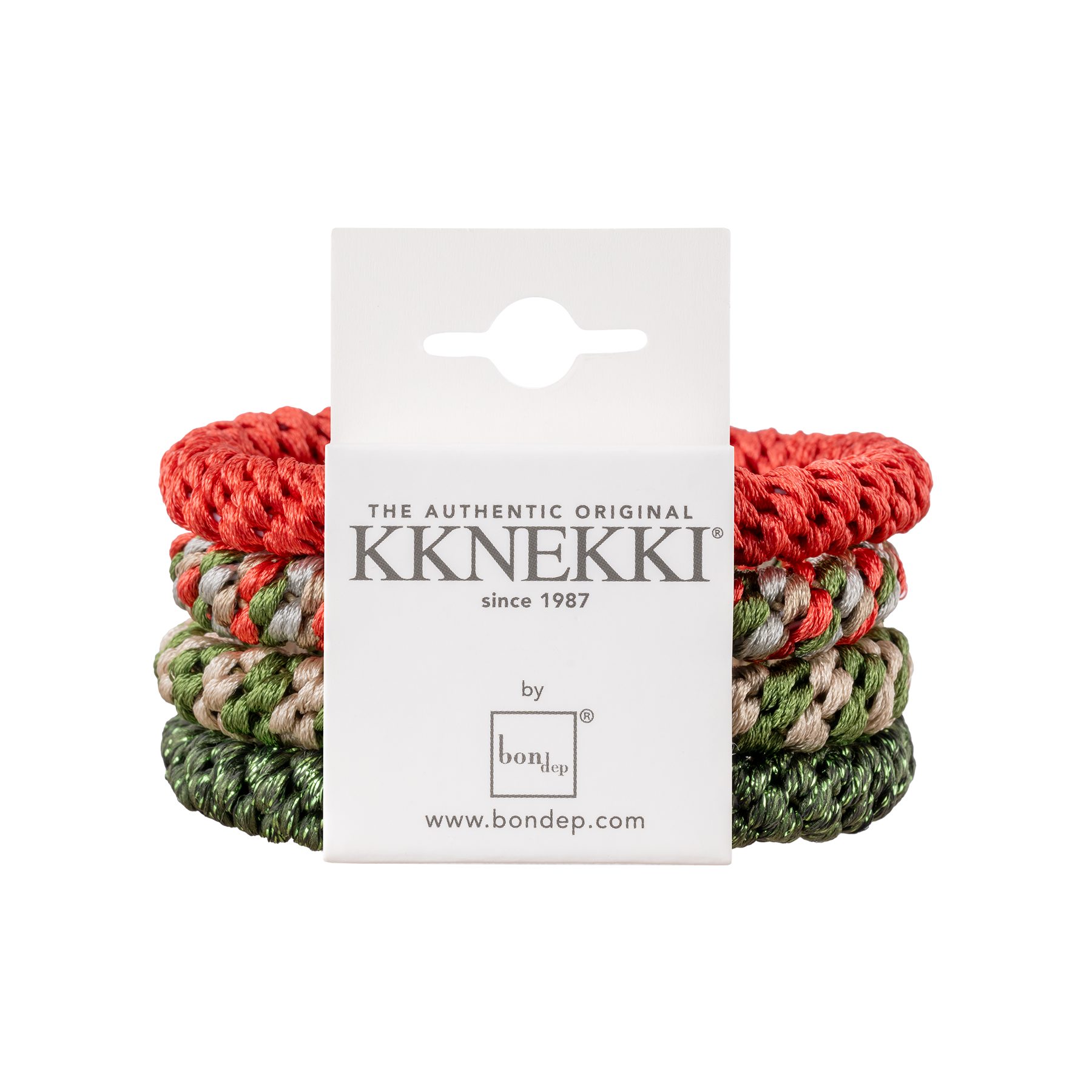 KKNEKKI Haargummi Original Hair Ties - 4er Bundle