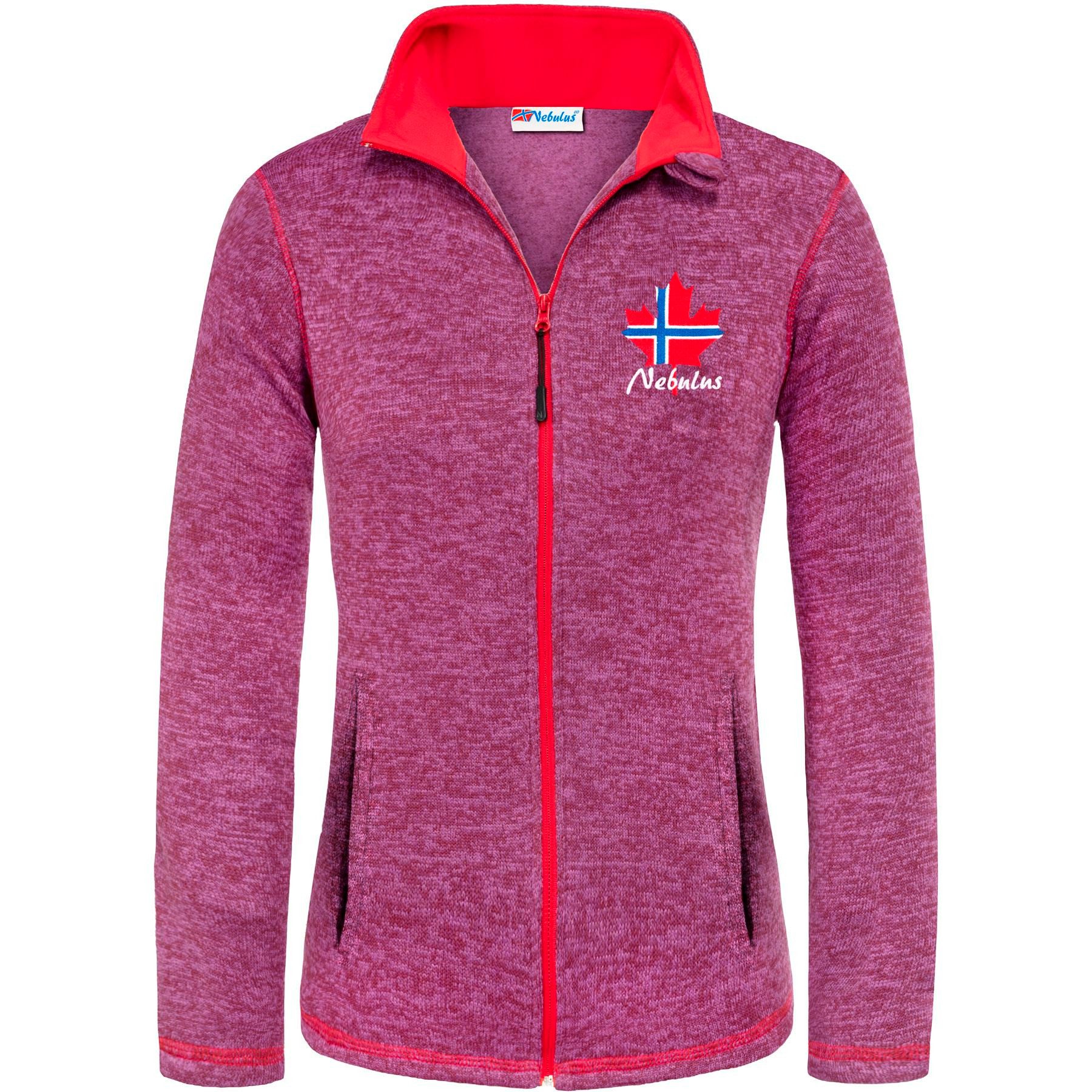 Nebulus Fleecejacke CHIOS, P5182 - Damen, lila-rot, M/38 günstig online kaufen