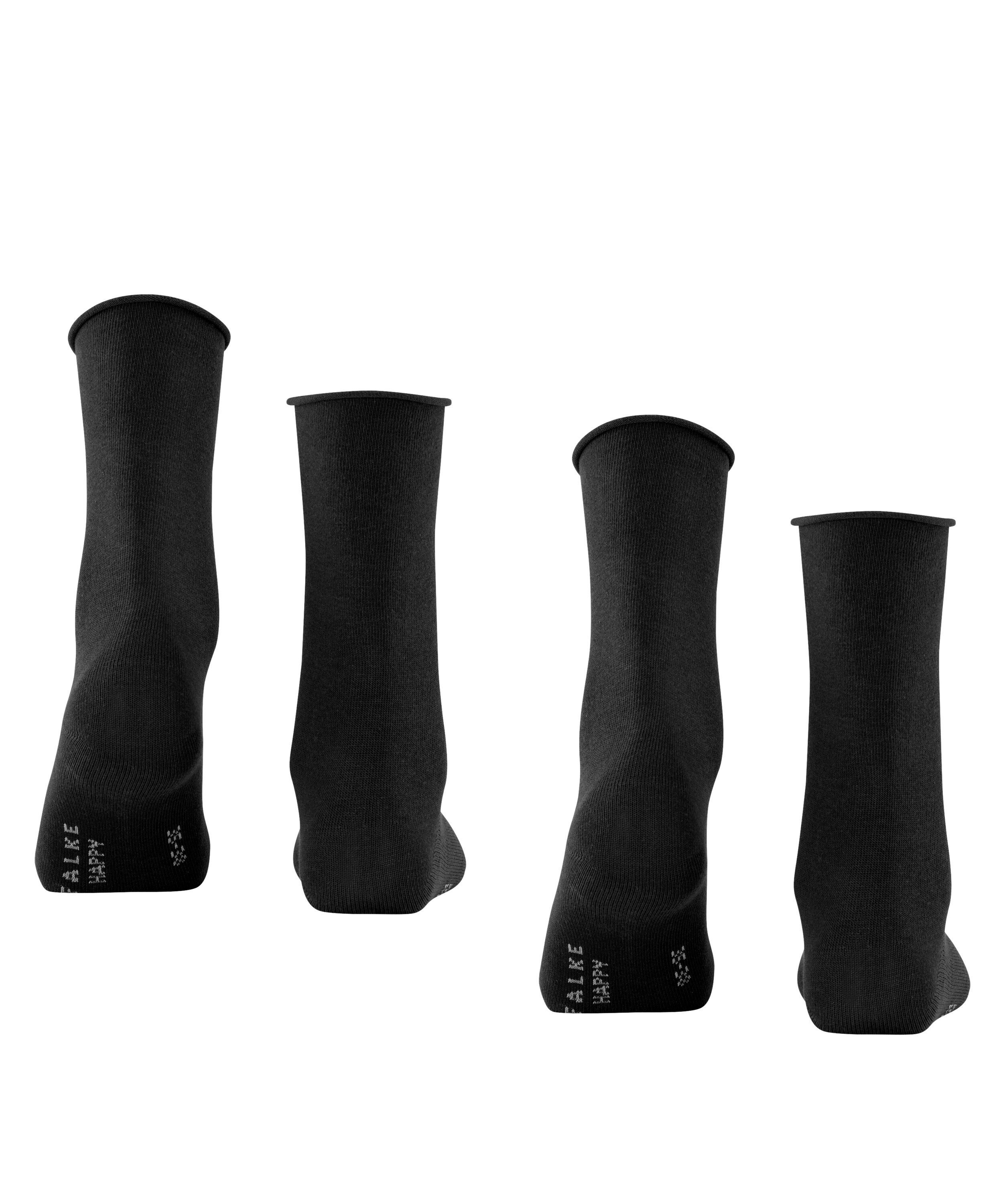 2-Pack FALKE Socken (3000) Happy black (2-Paar)