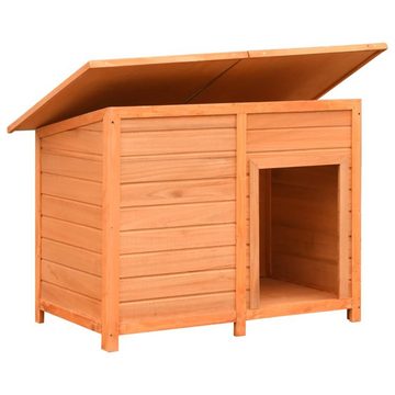 vidaXL Hundezwinger Hundehütte Kiefernholz Tannenholz 120x77x86 cm