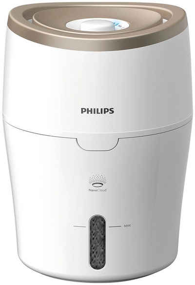 Philips Luftbefeuchter HU4811/10 2000 Serie, für 38 m² Räume, mit NanoCloud-Technologie