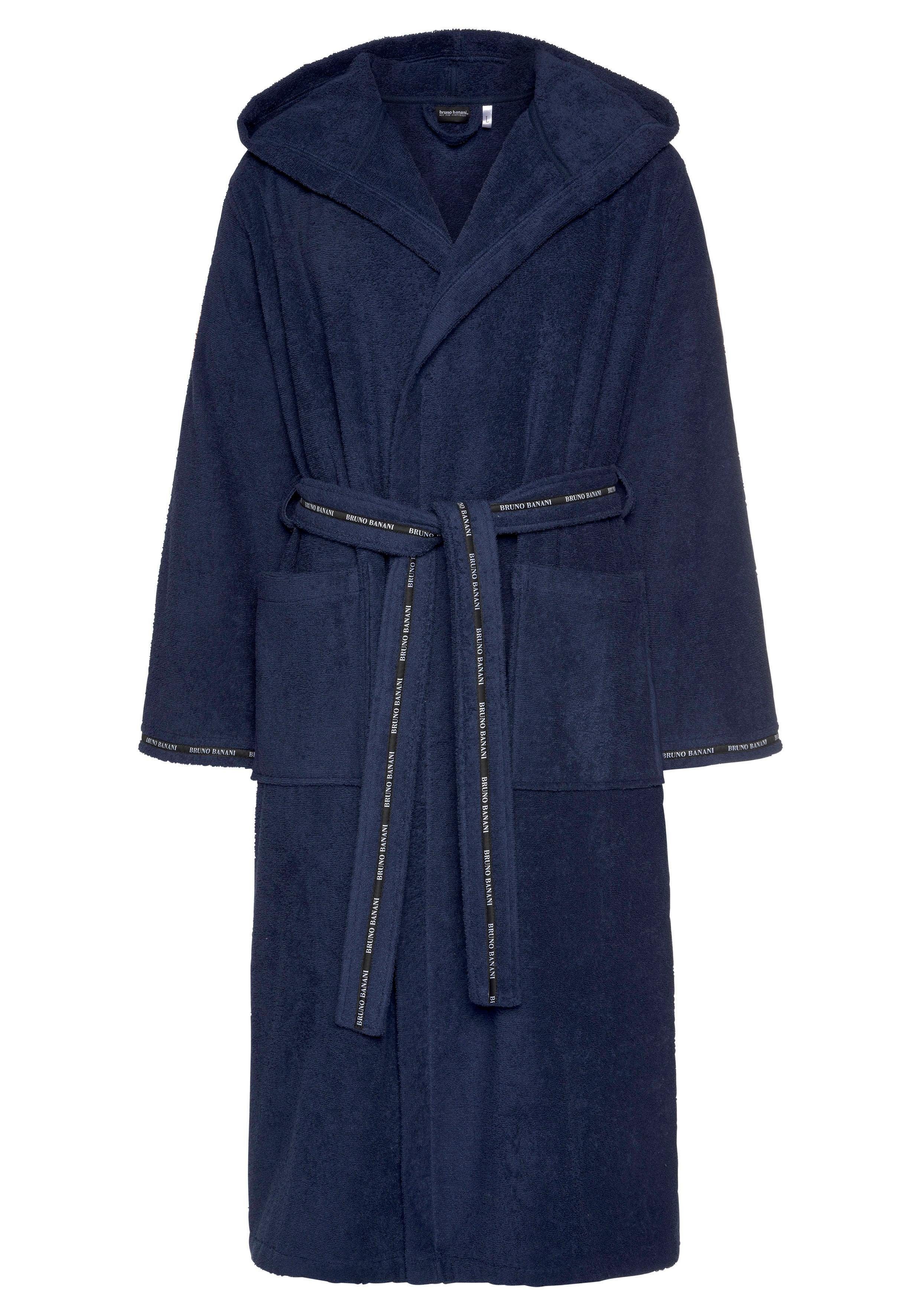 Bruno Banani Herrenbademantel Danny, Normallänge & Überlänge, auch in extra günstig online kaufen