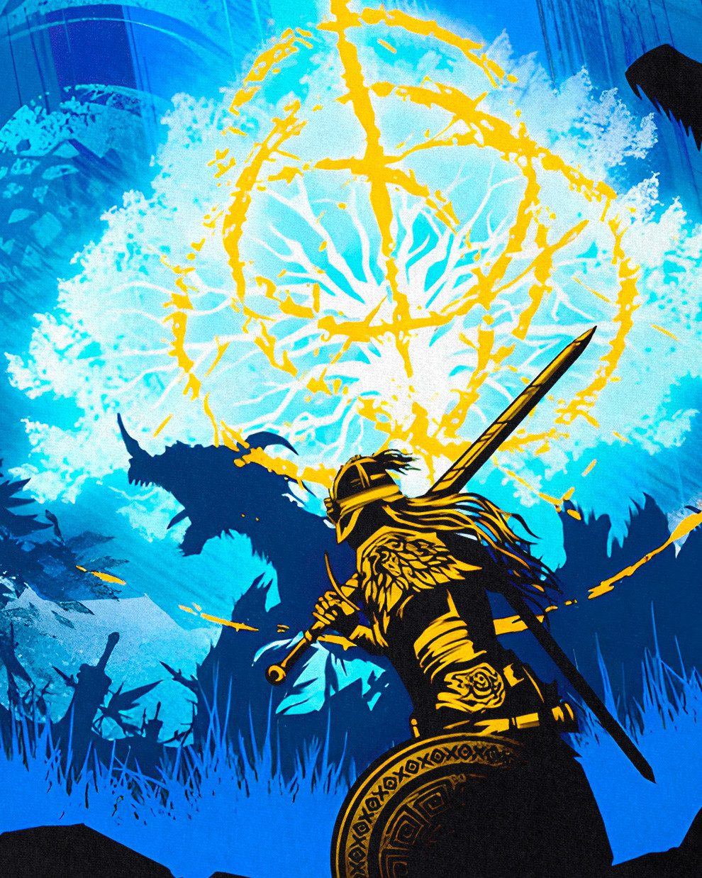 style3 T-Shirt Eldens Challenge elden ring open world ps4 ps5 dungeon günstig online kaufen