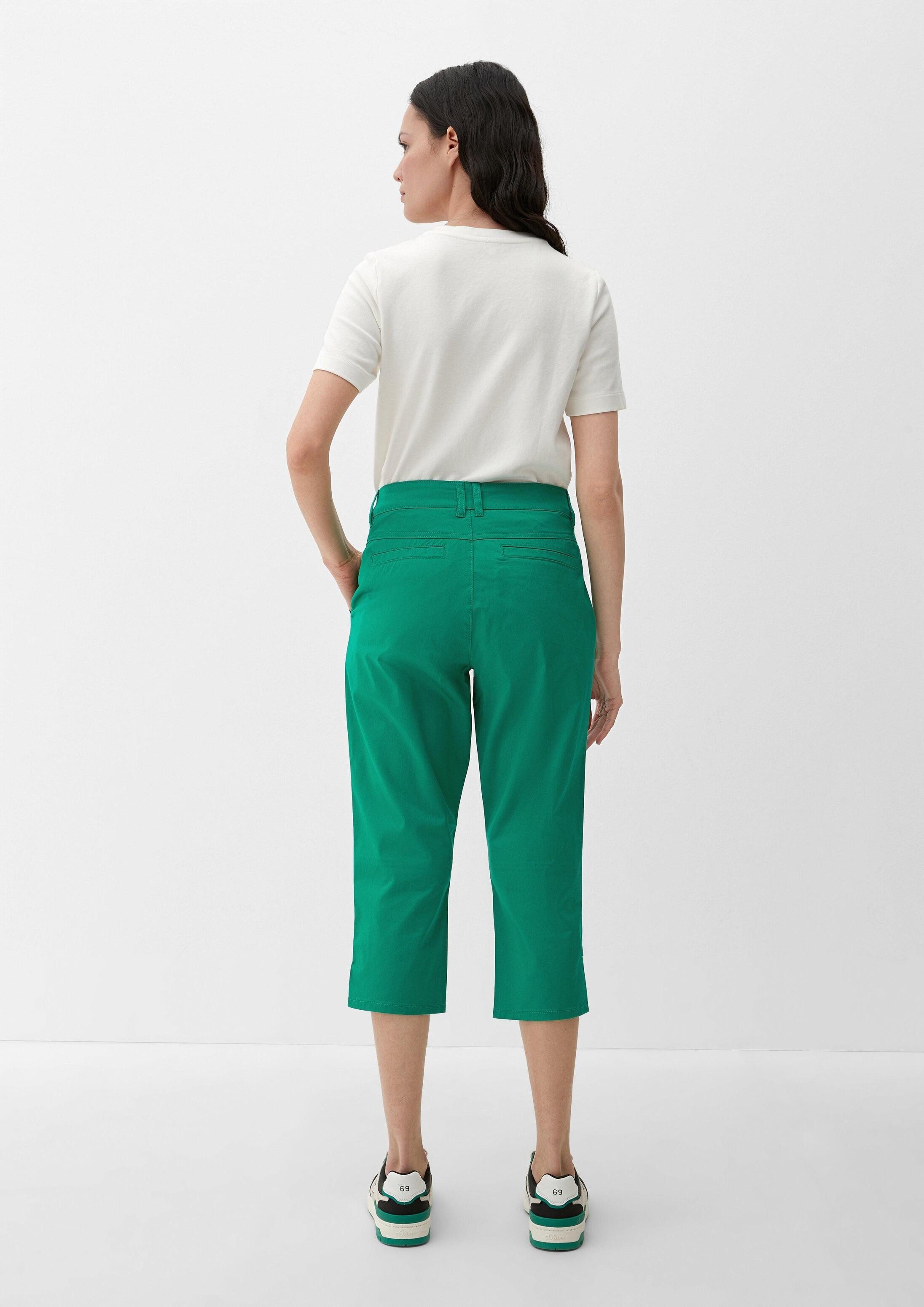 s.Oliver Caprihose Hose Relaxed: Caprihose doppelten Gürtelschlaufen