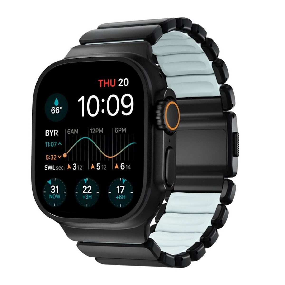 Nomad Smartwatch-Armband Stratos Band, für Apple Watch, 44/45/46/49 mm