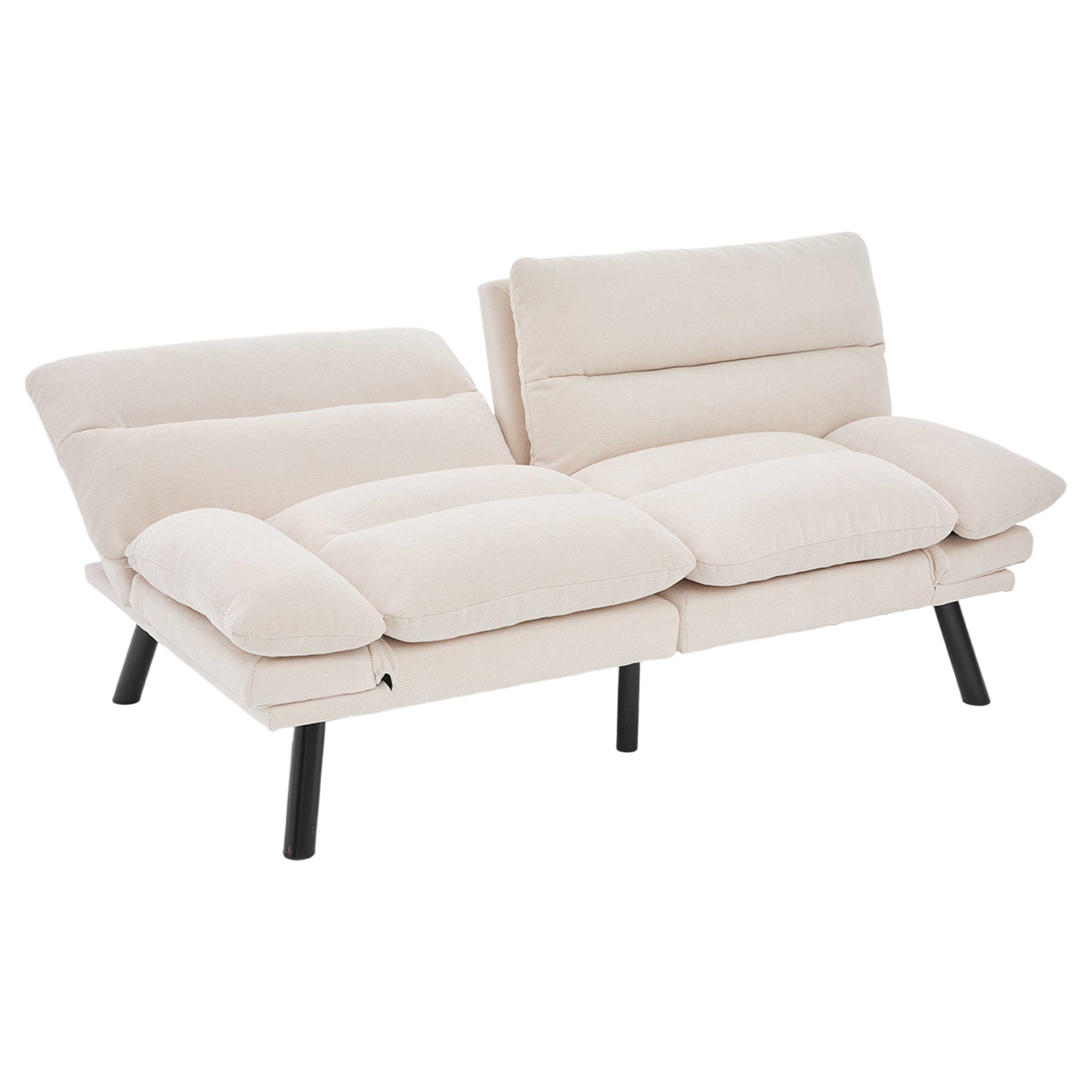 BlingBin 2-Sitzer Chenille-Zweisitzer, Verstellbares 2-Sitzer-Sofa aus Mikr günstig online kaufen