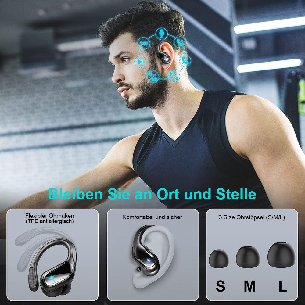 MOUTEN Smart mit Touch Drahtlose Sportkopfhörer Black-Technologie Bluetooth-Soundbrille