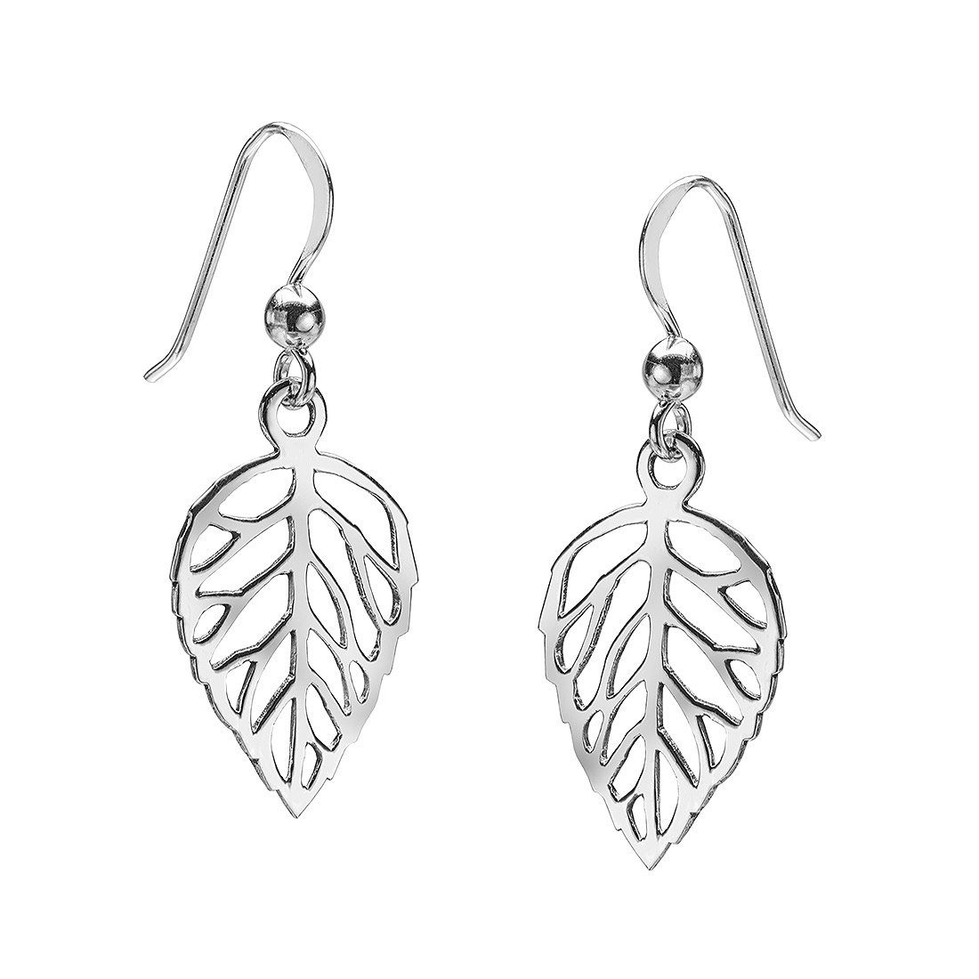 Materia Paar Ohrhänger Damen Silber Blatt günstig online kaufen