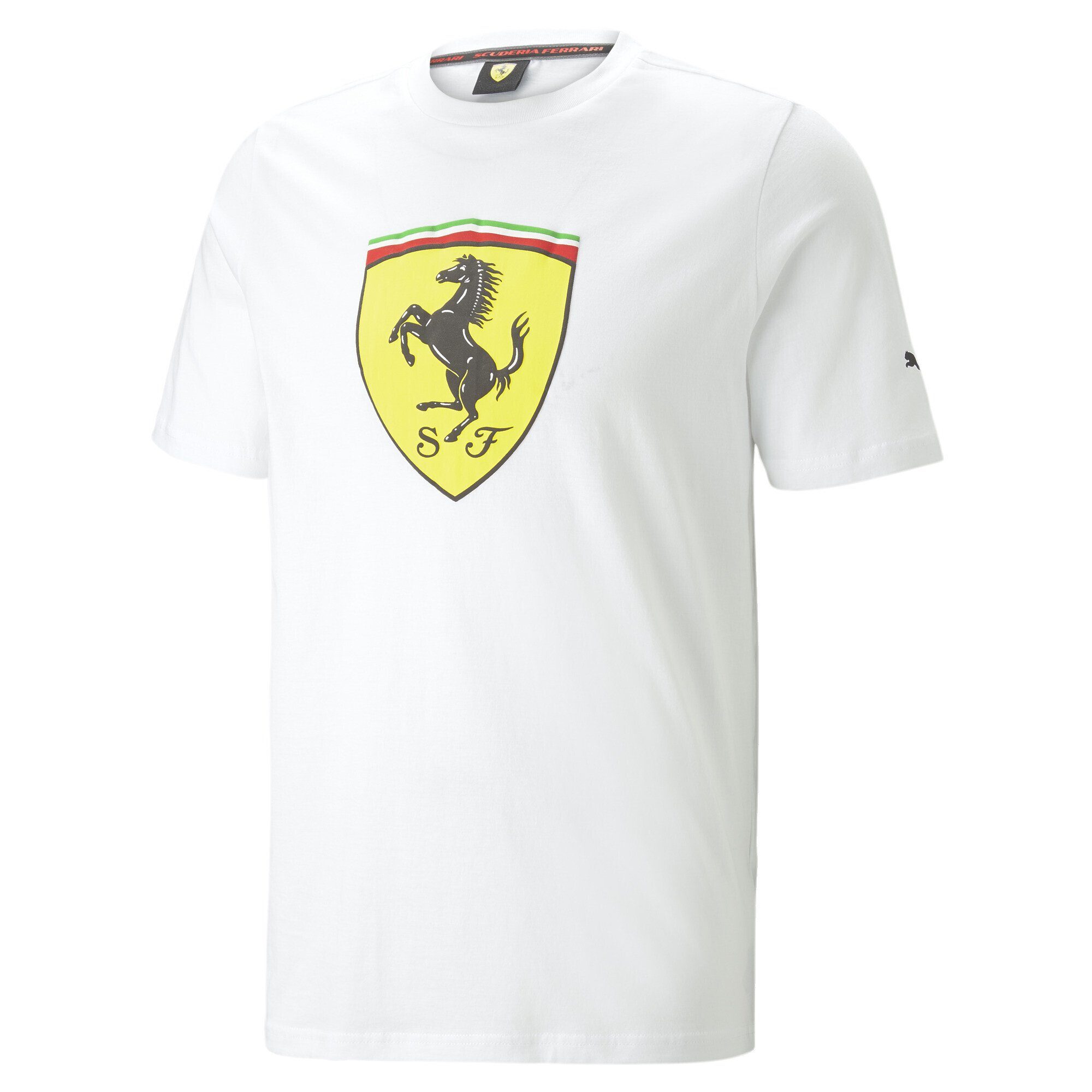 Ferrari Scuderia T-Shirt Big White Shield T-Shirt Herren PUMA