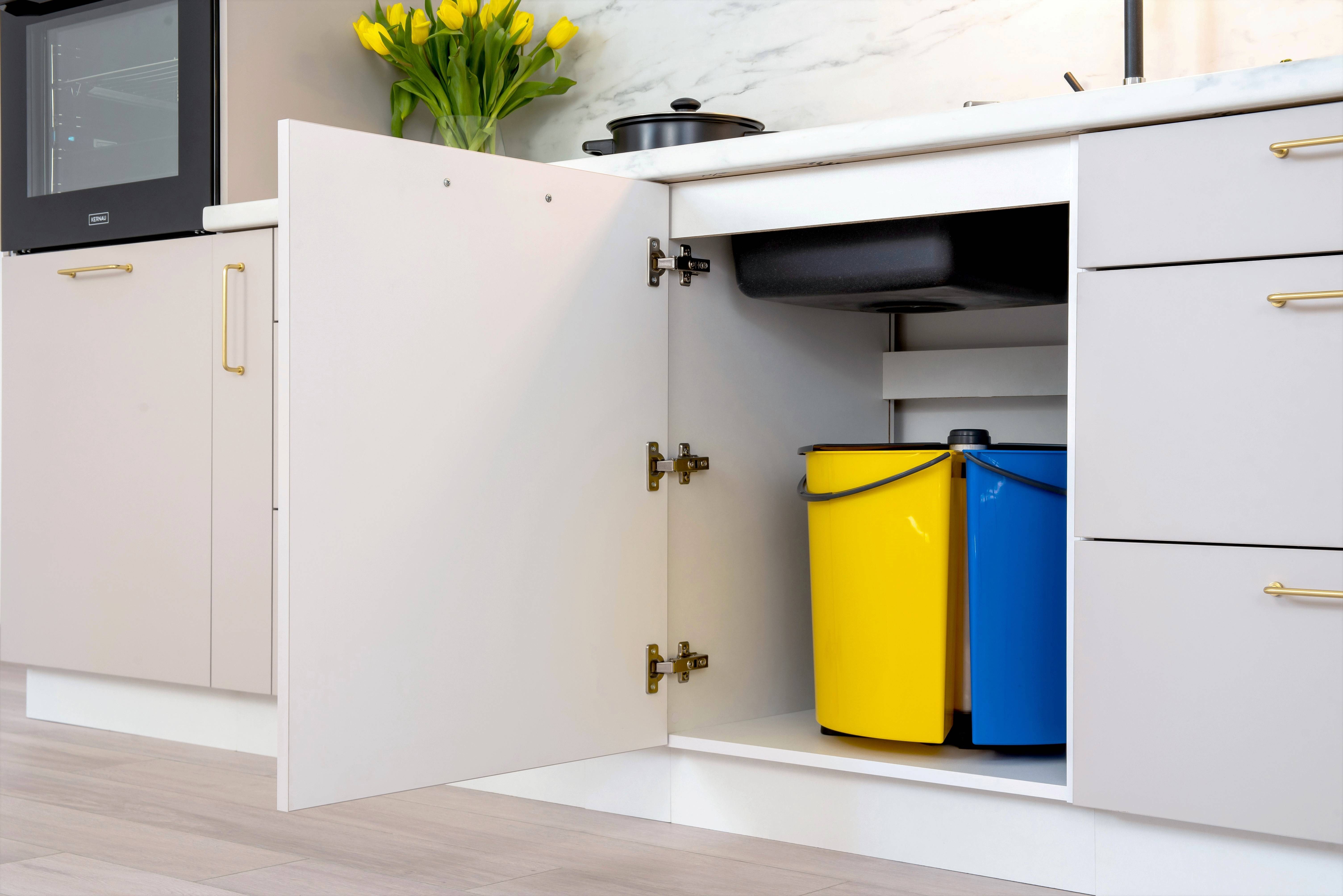 ROYAL24_MARKT Spülenunterschrank D80ZL P/L - Morvex - Praktische Küchenlösung (Küchen Spülenunterschrank, 1-St., Premium - Morvex) Premium - Modern - Exzellent