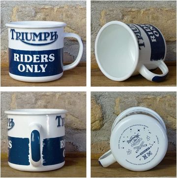 Nostalgic-Art Tasse Emaille-Becher - Triumph - Triumph Riders Only