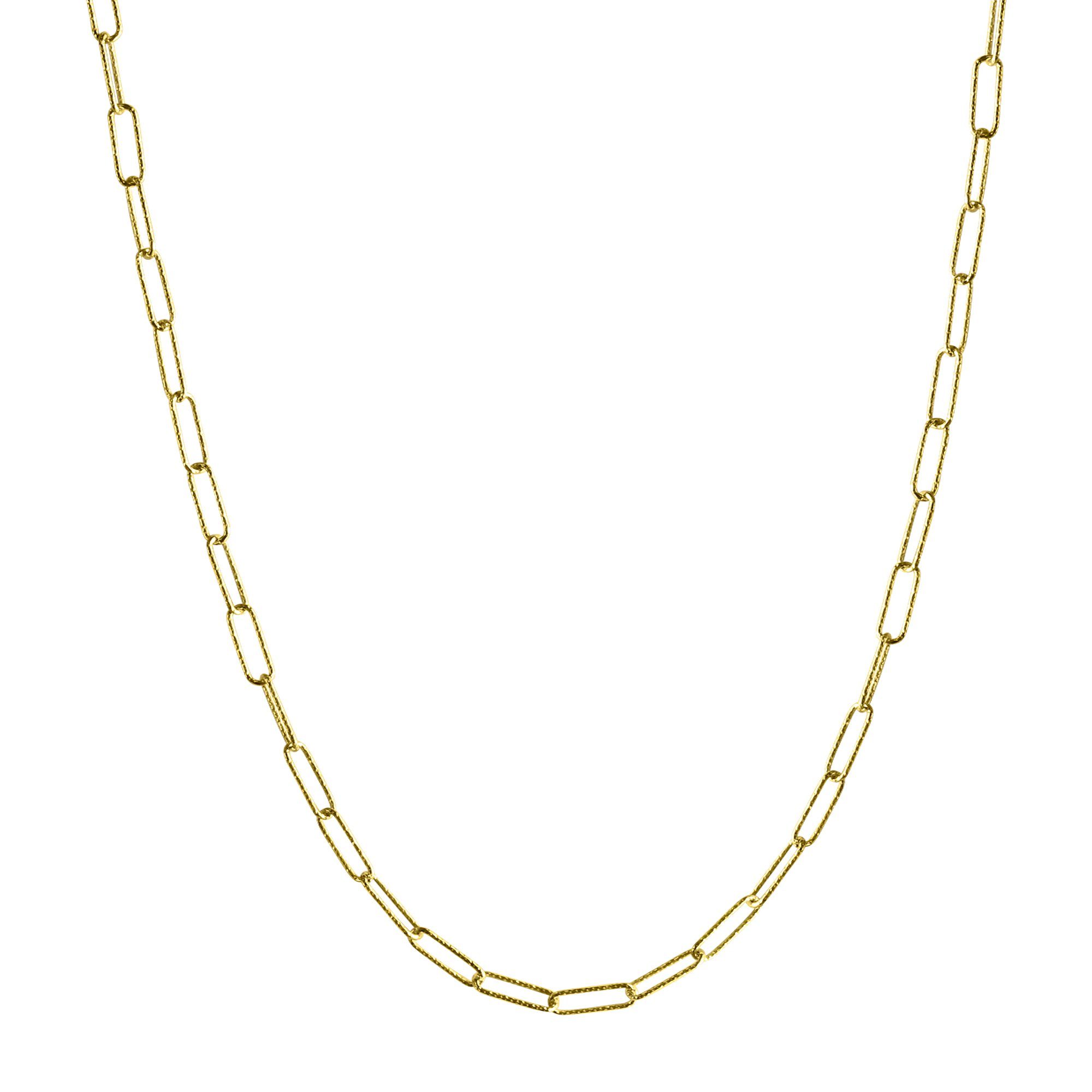 CELESTA Collierkettchen 925 Silber gelbvergoldet diamantiert