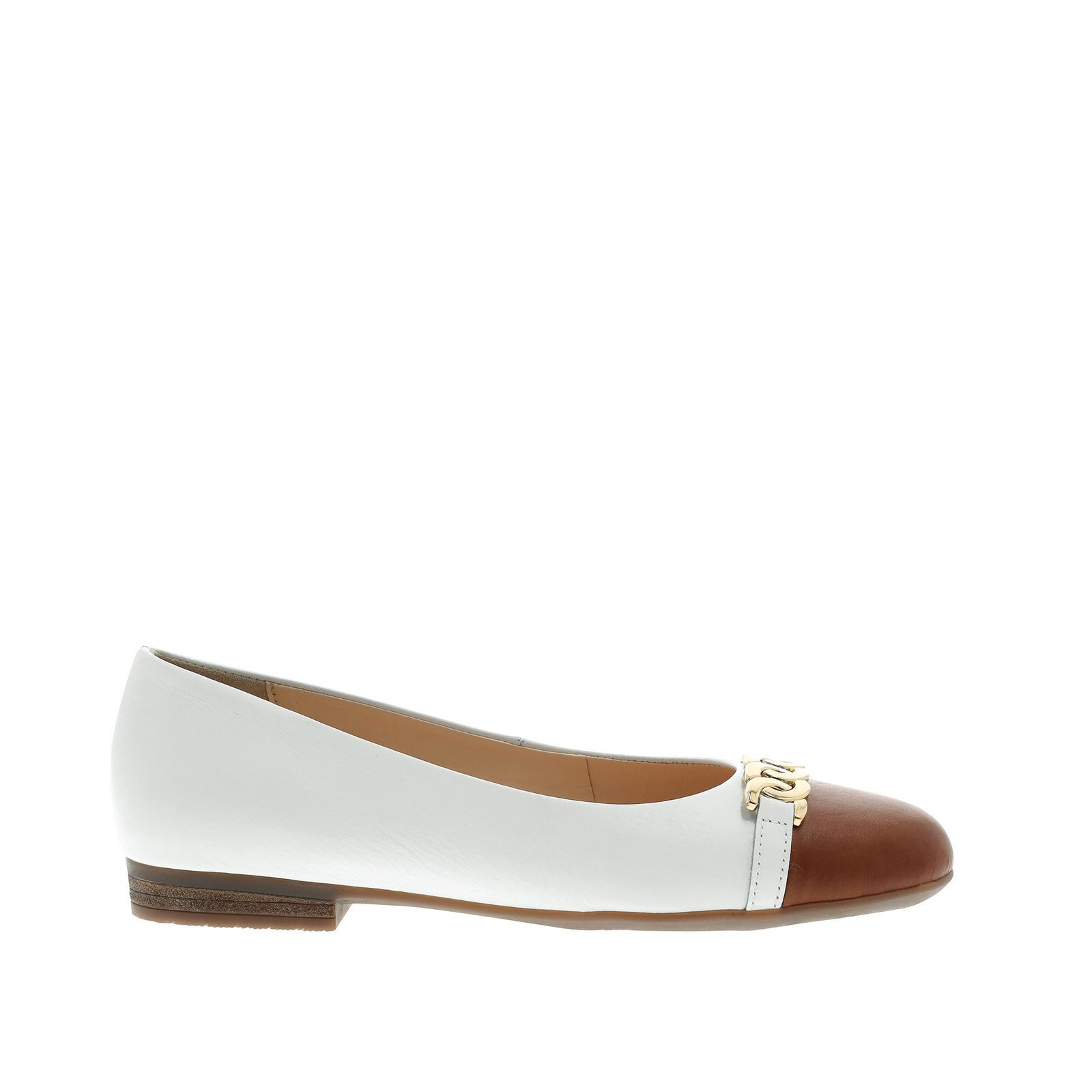 Ara ara Damen Ballerina SARDINIA-HIGHSOFT 12-31342-05 cognac weiß braun Slipper