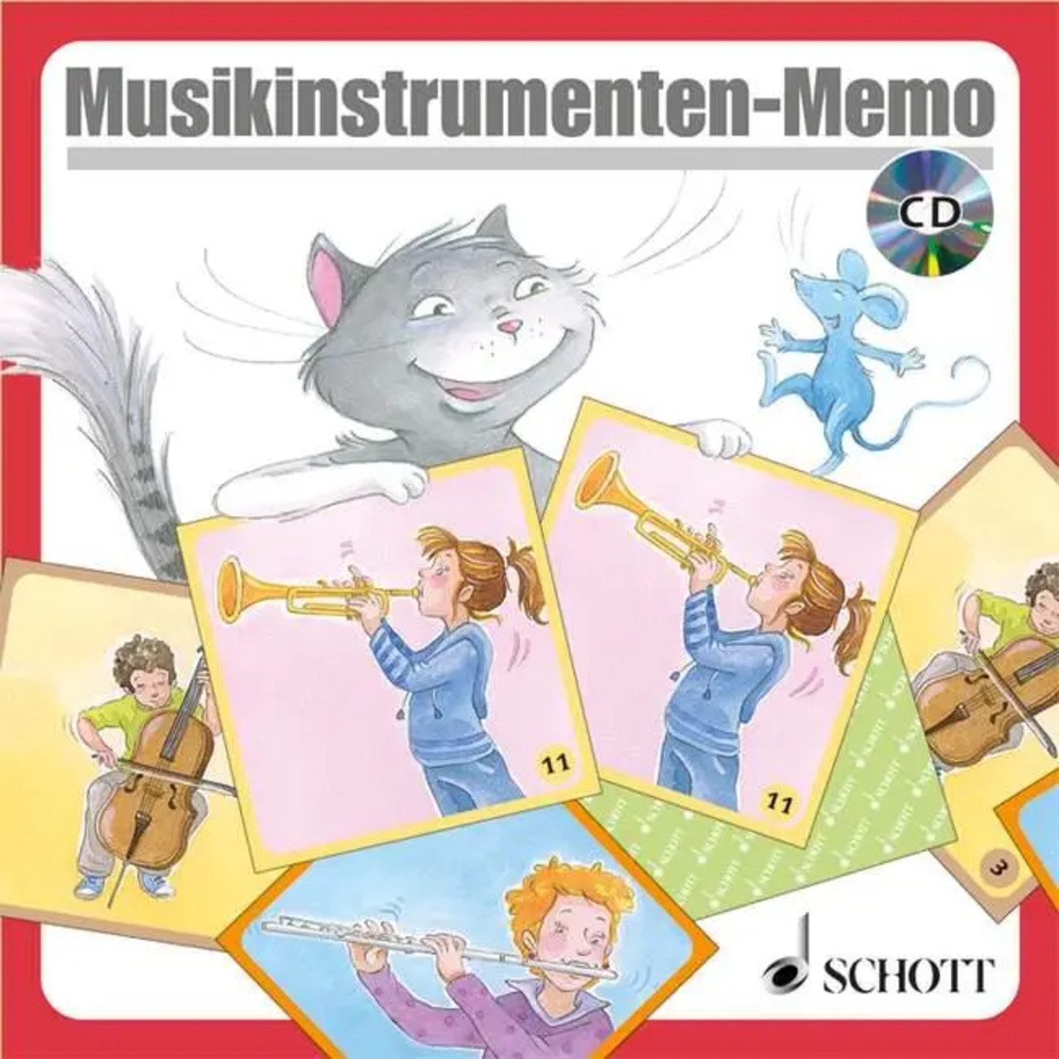 Schott Verlag Spiel Musikinstrumenten-Memo