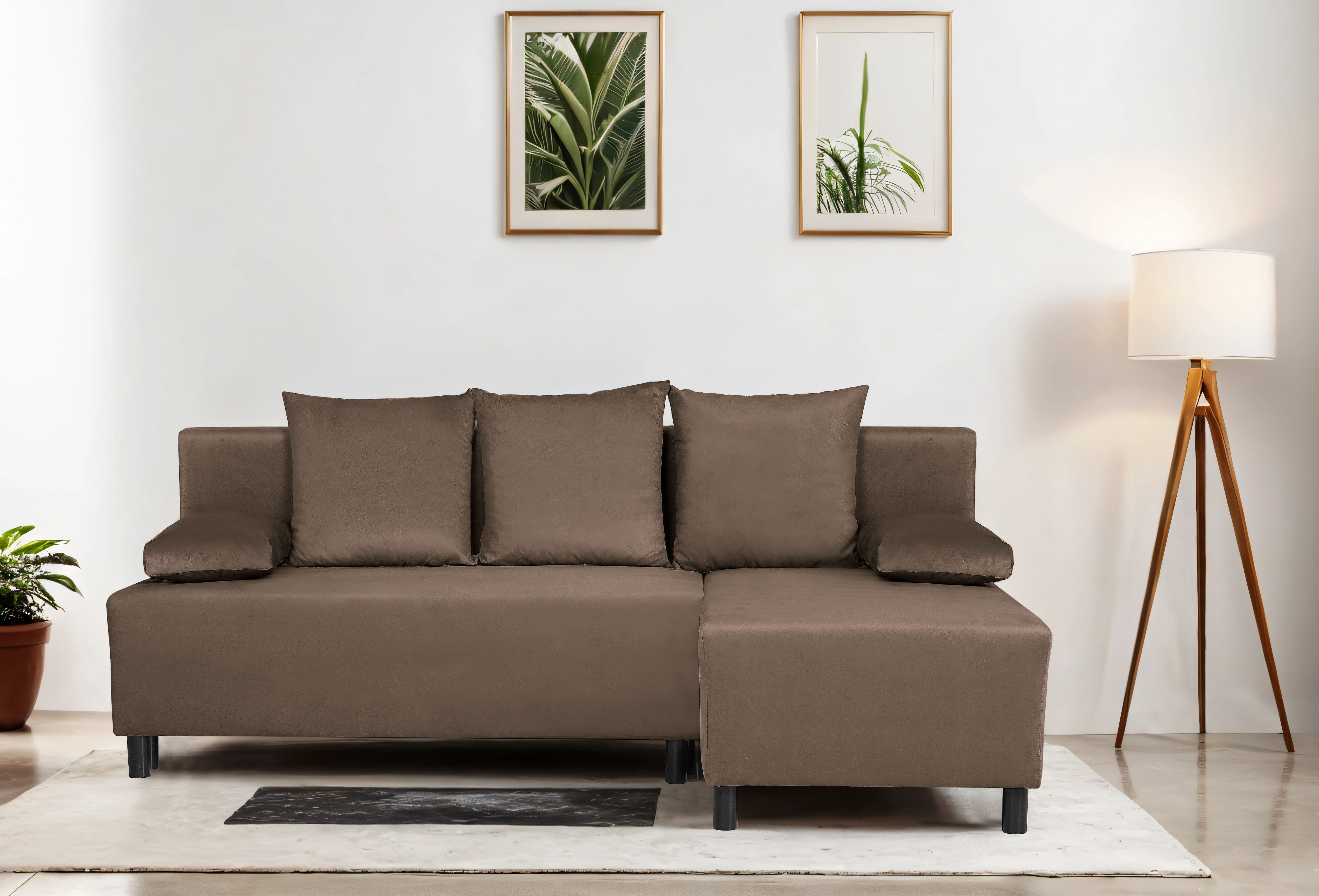 INOSIGN Ecksofa IWALANI, Schlafsofa mit Bettkasten, günstig online kaufen
