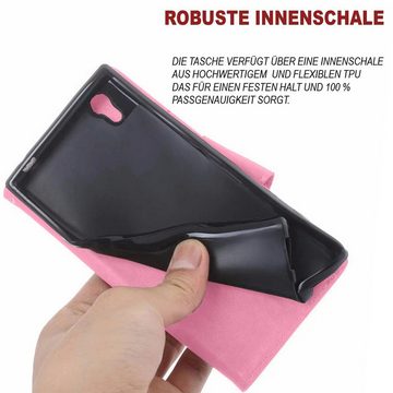 Numerva Handyhülle Bookstyle Flower für Xiaomi 12 Lite, Handy Tasche Schutzhülle Klapphülle Flip Cover mit Blumenmuster