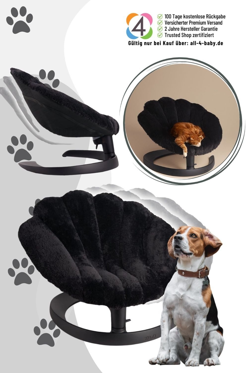 Tavo Tierbett Shell - Haustierbett