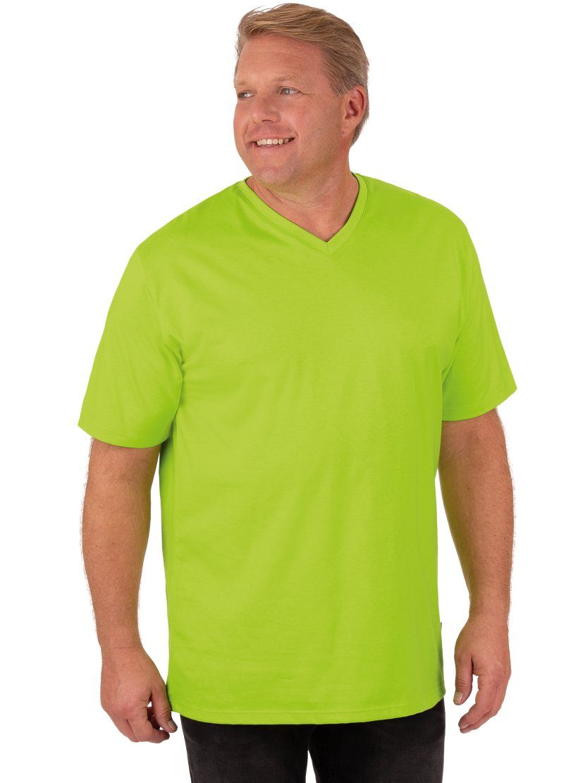 lemon V-Shirt T-Shirt TRIGEMA Baumwolle Trigema DELUXE